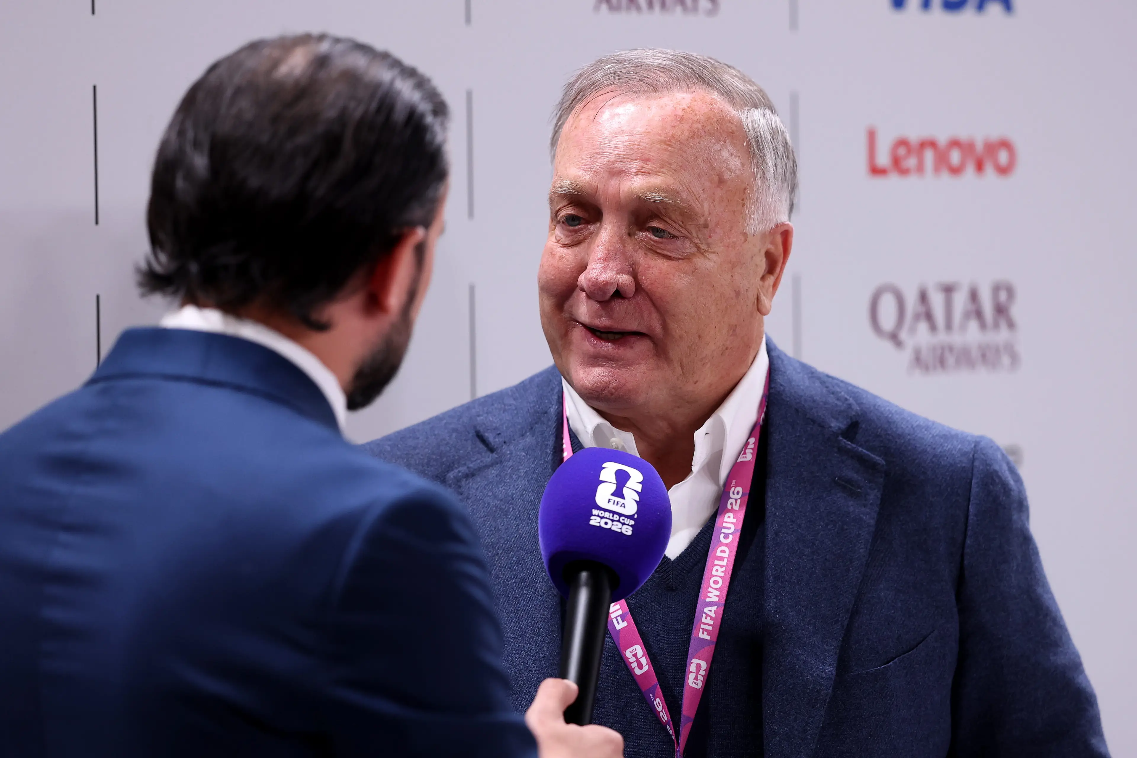Advocaat attended the 2026 World Cup draw in December (Image: Getty)