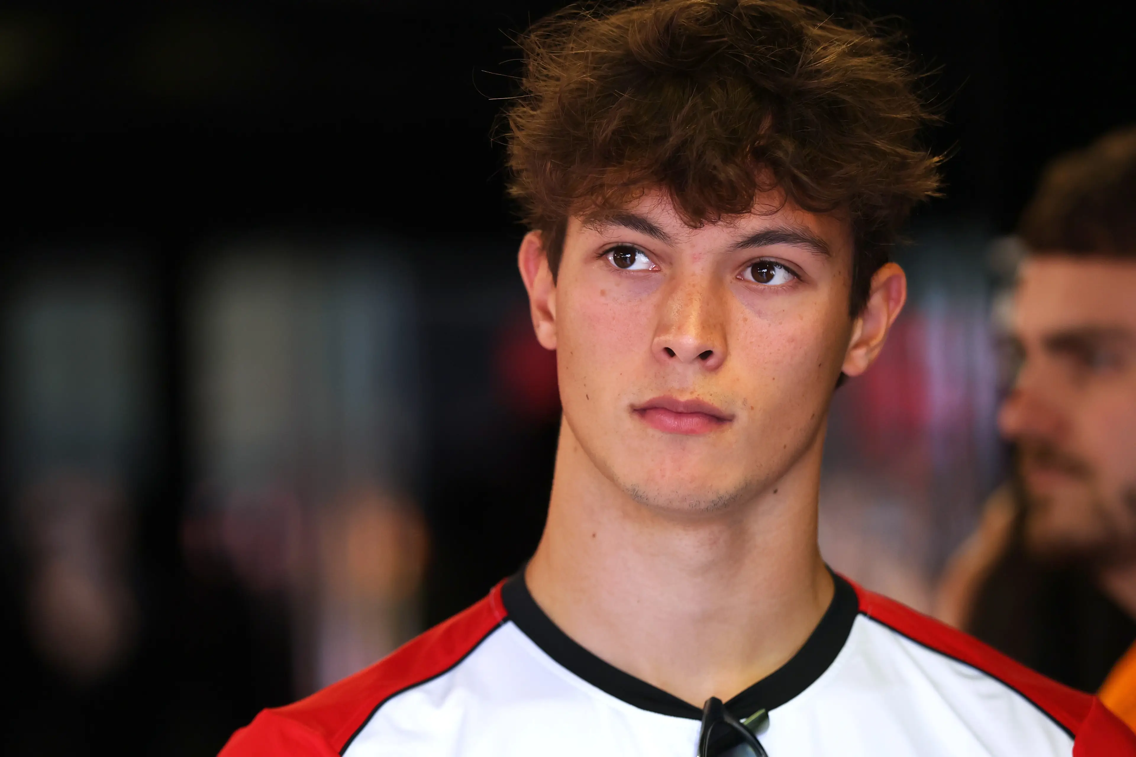 Ollie Bearman from Haas F1 team. Image: Mark Thompson / Staff via Getty