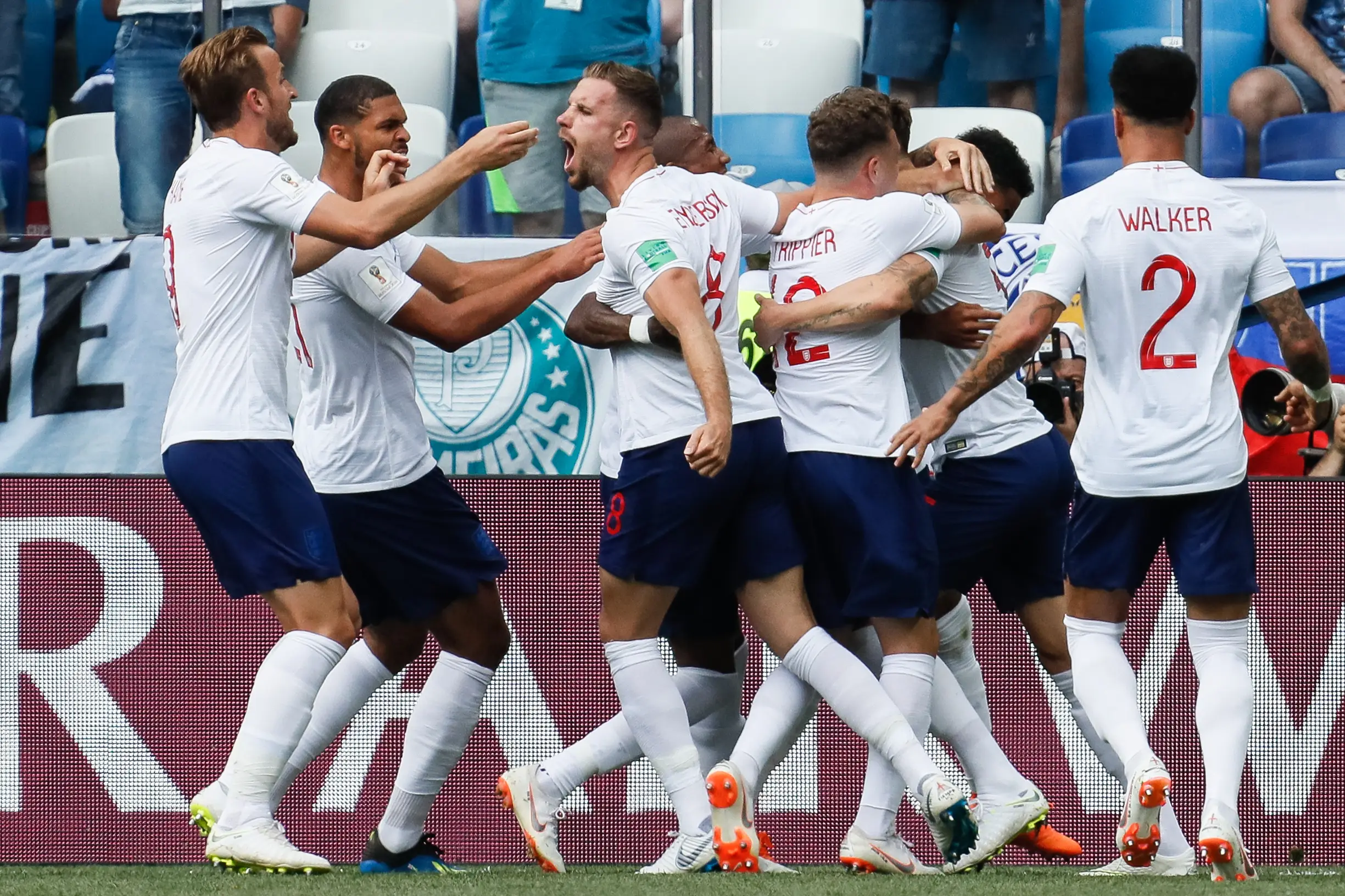 England beat Panama 6-1 at the 2018 World Cup. Image: Getty