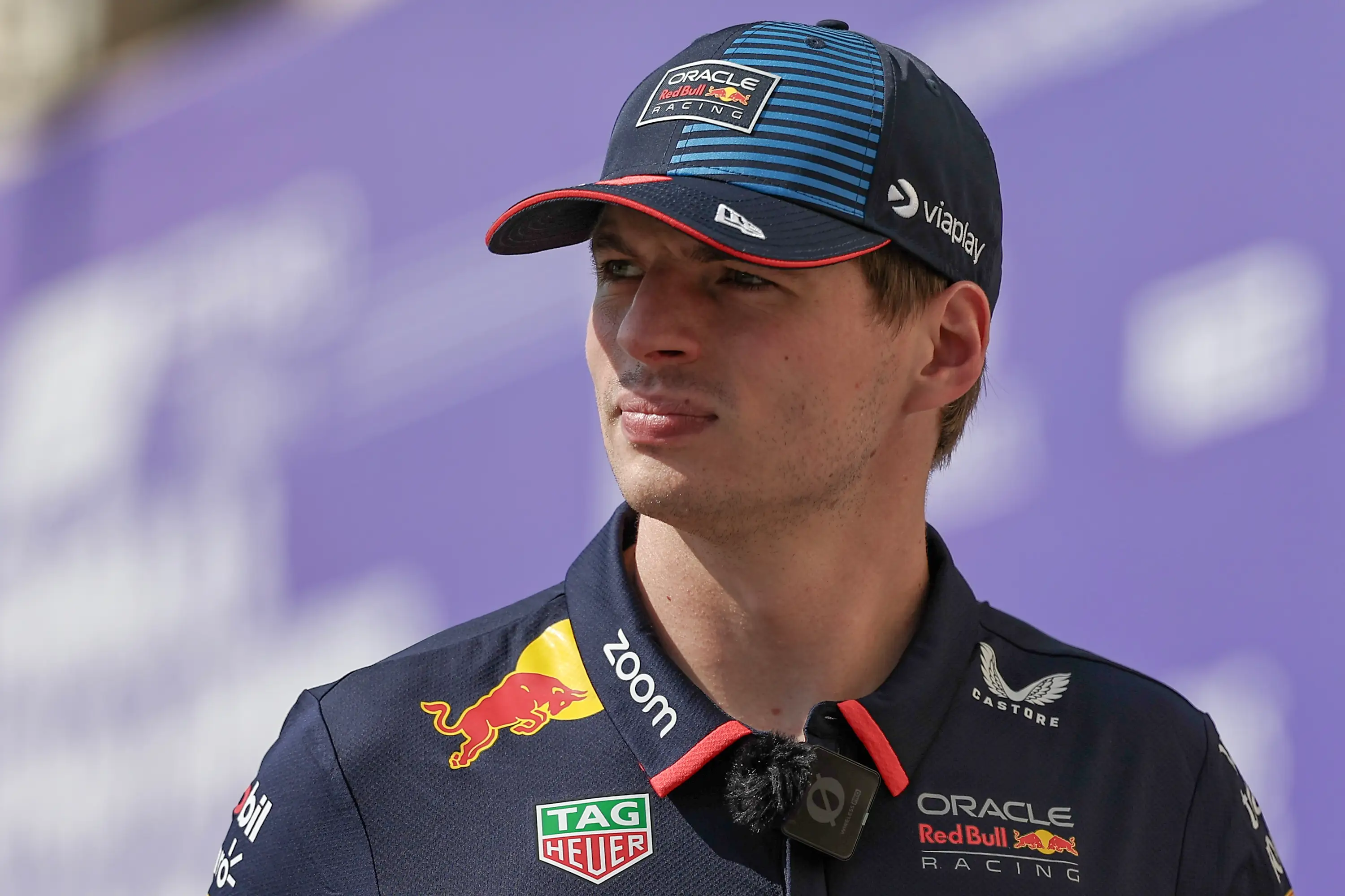 Max Verstappen has been involved in heated war of words with George Russell. Image: Getty