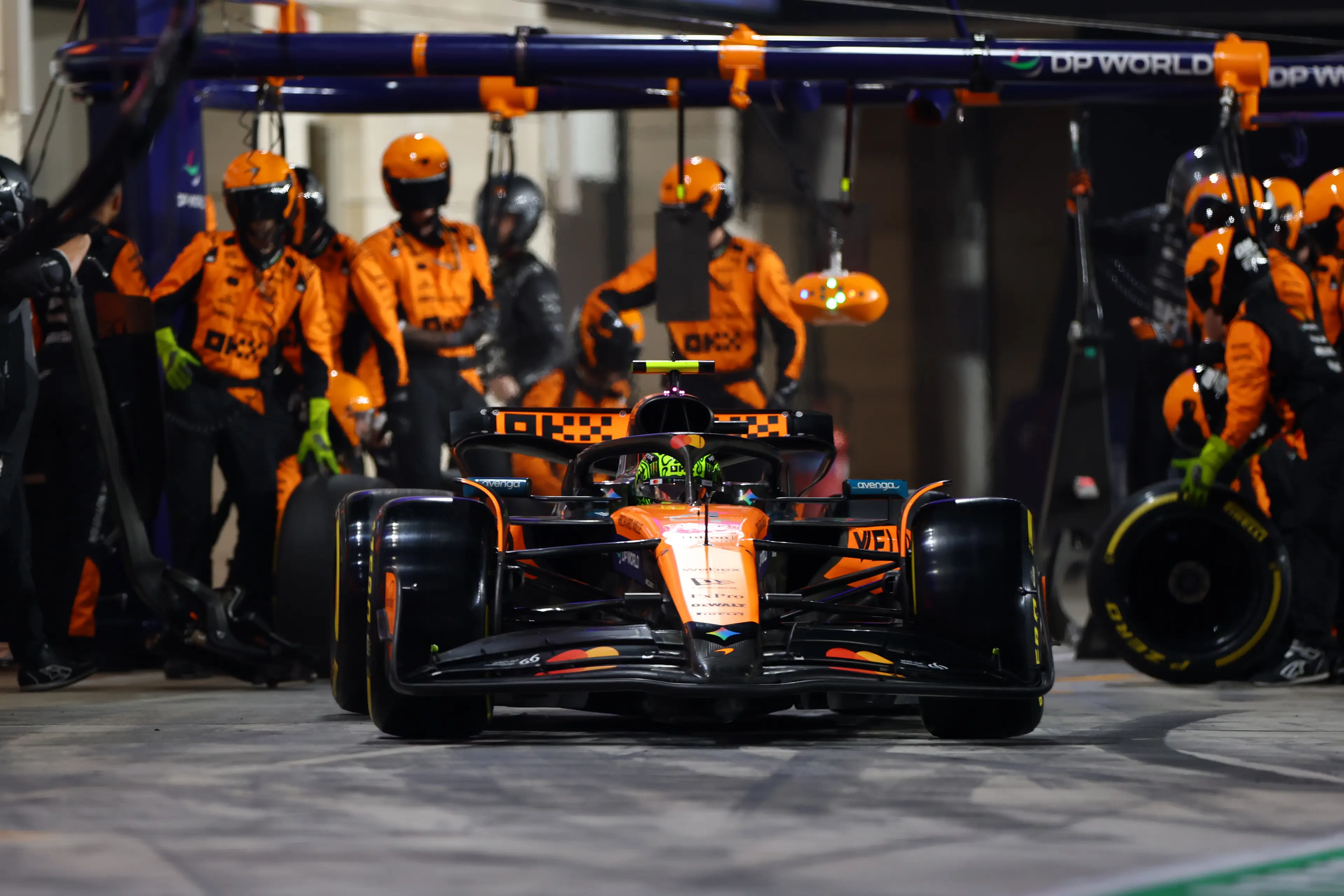 Lando Norris in the Qatar Grand Prix (credit: getty)