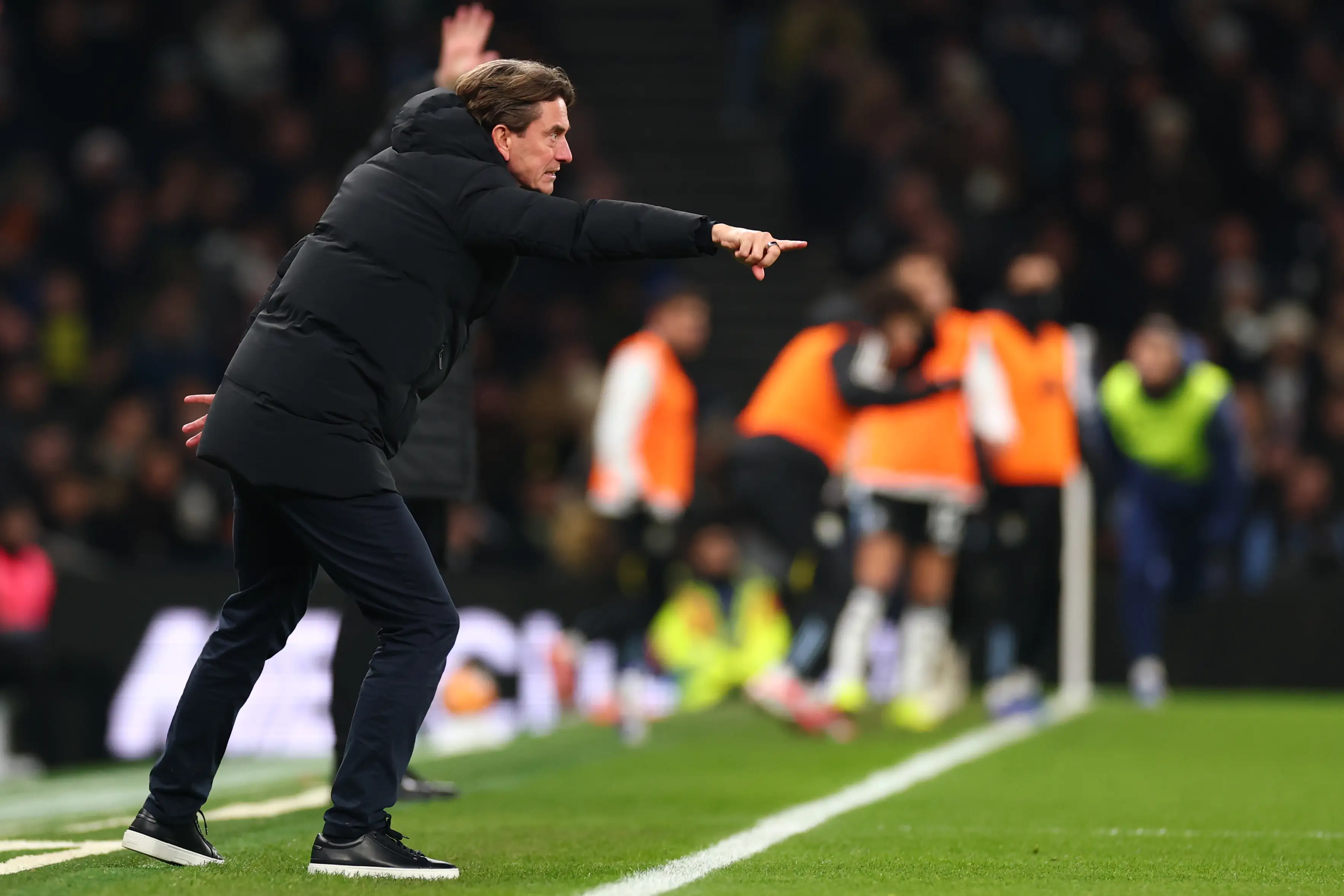 Thomas Frank is under-fire at Tottenham amid the club's struggles this season. Image: Getty 