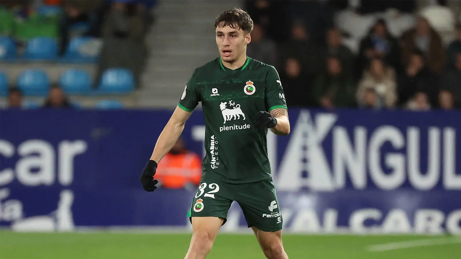 Jorge Salinas pictured in action for Racing Santander (Image: Getty)