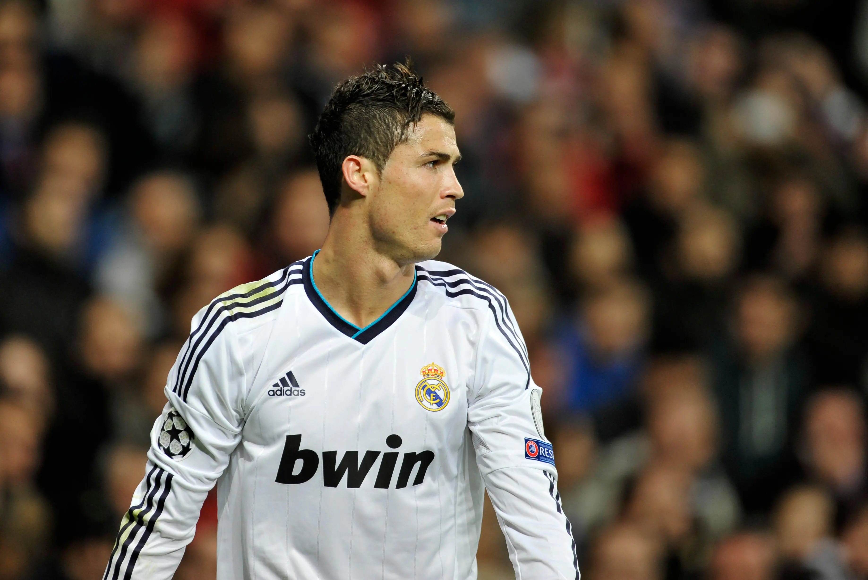 Ronaldo was playing for Real in 2013. Image: Alamy
