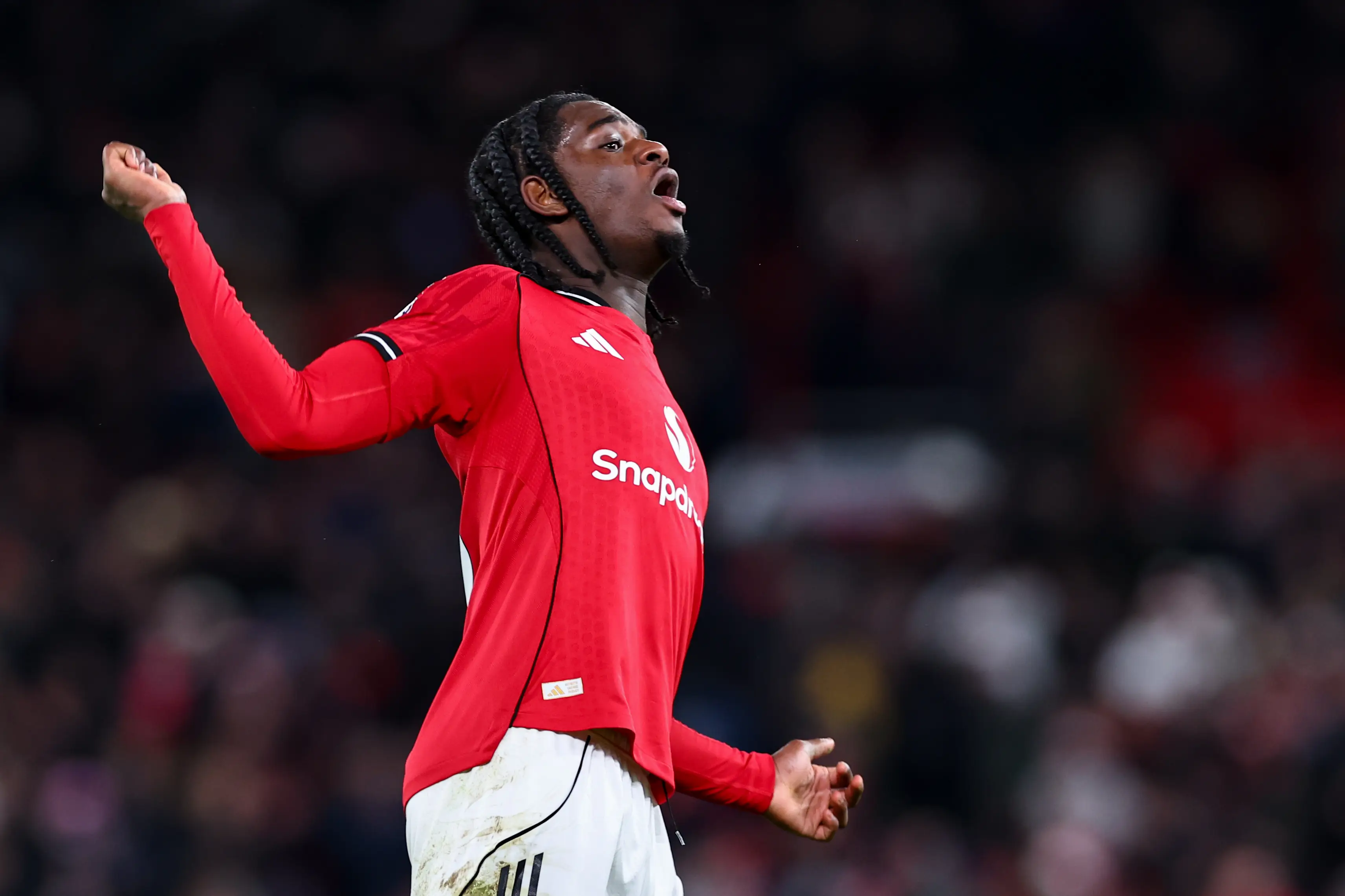Heaven was immense in United's win over Newcastle. Image: Getty
