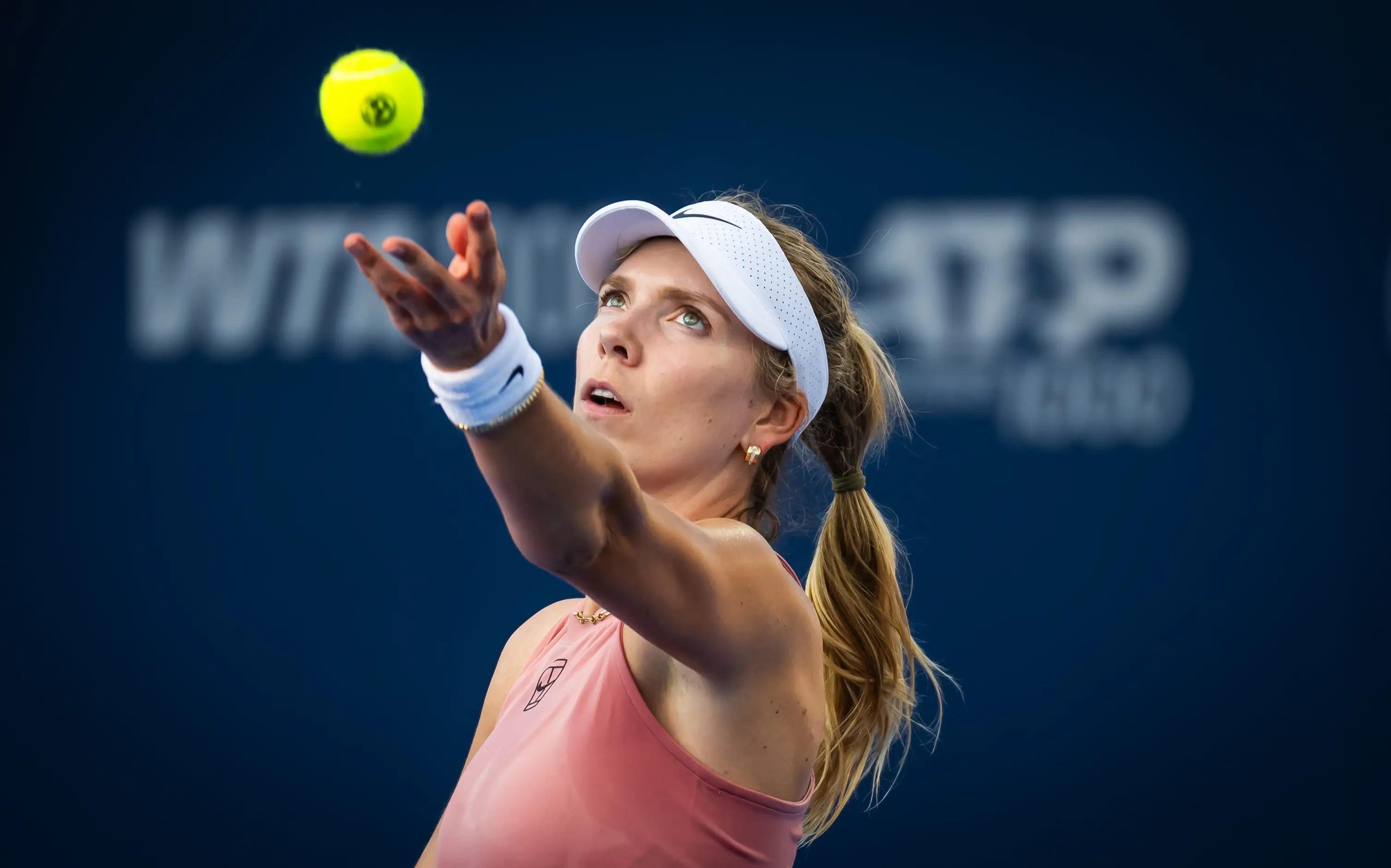 Katie Boulter in action at the Cincinnati Open. Image credit: Getty