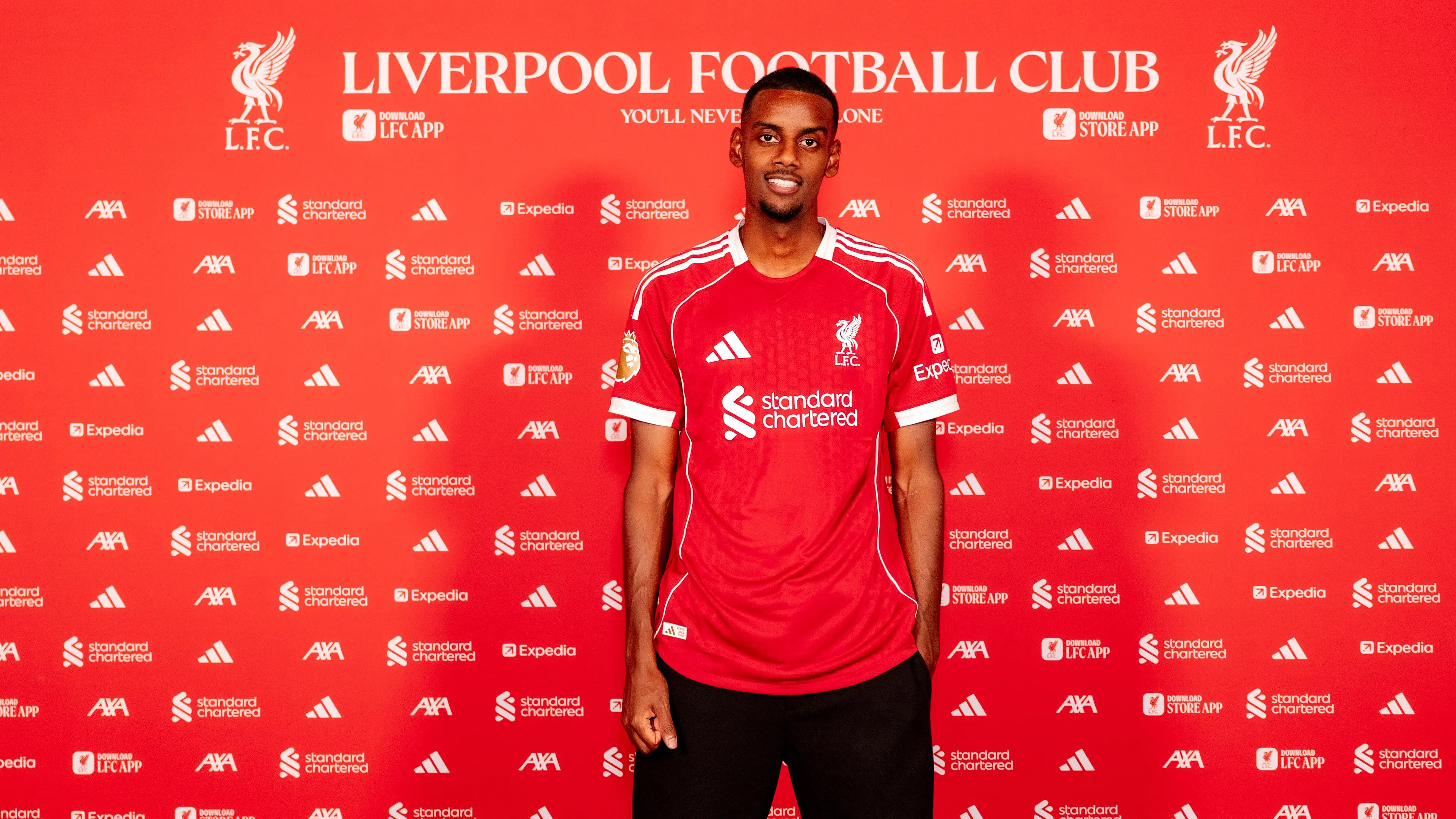 Alexander Isak joined Liverpool on Monday. Image: Getty