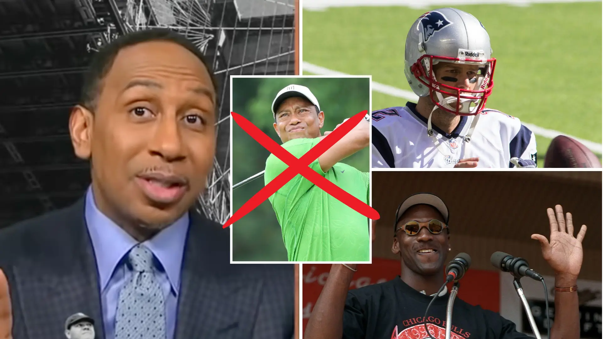 The five best sporting GOATs of all time were ranked on ESPN, Stephen A Smith did NOT agree with No 1 pick