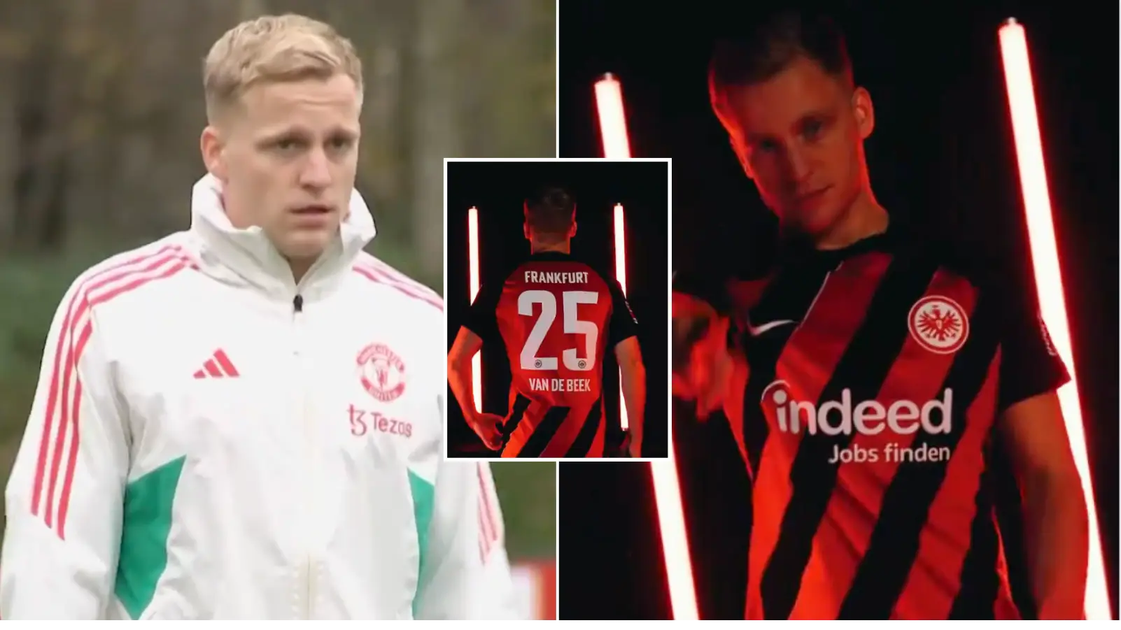 Donny van de Beek completes loan move away from Man Utd with bargain 'option to buy' clause included