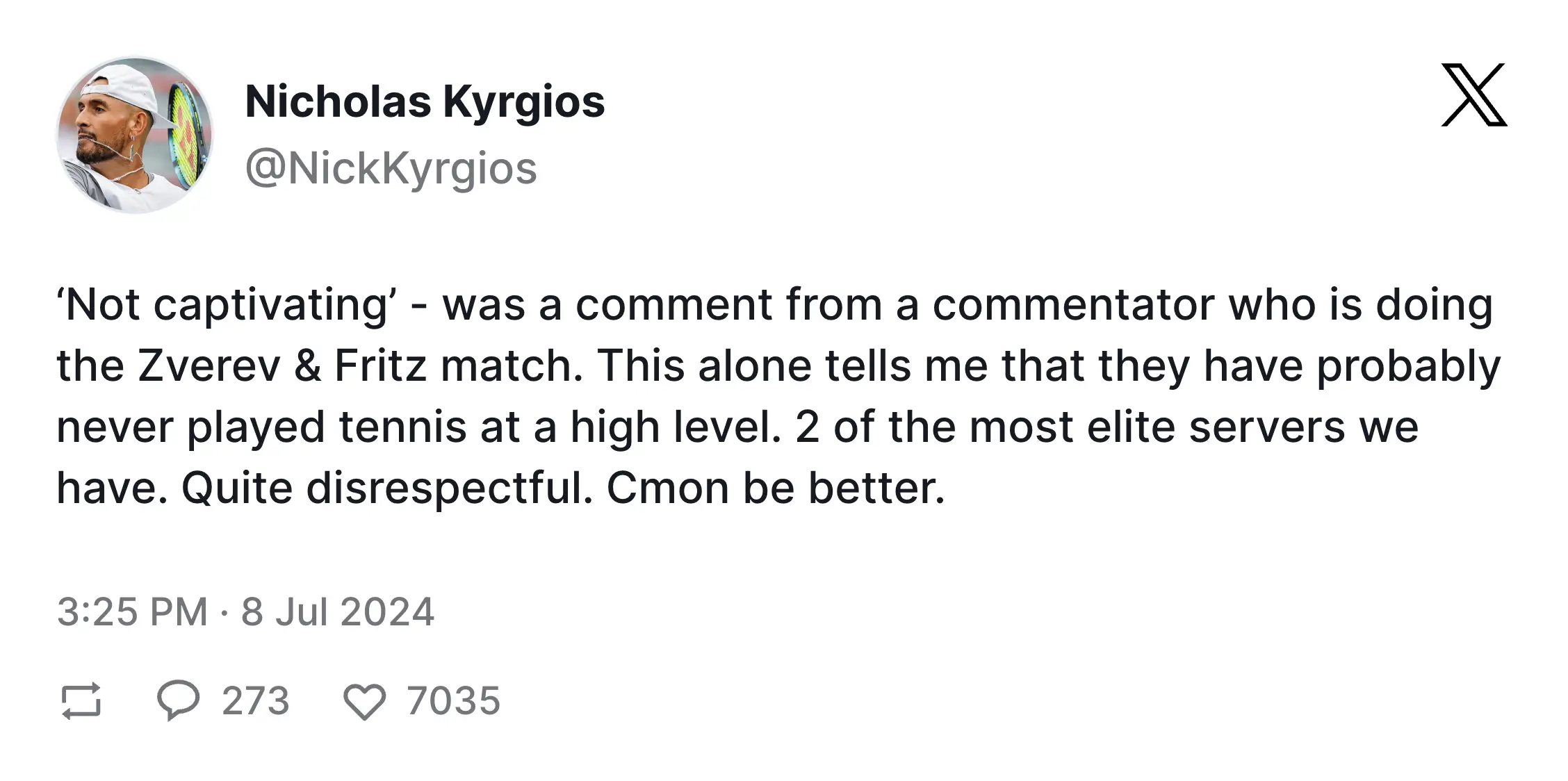 Nick Kyrgios X