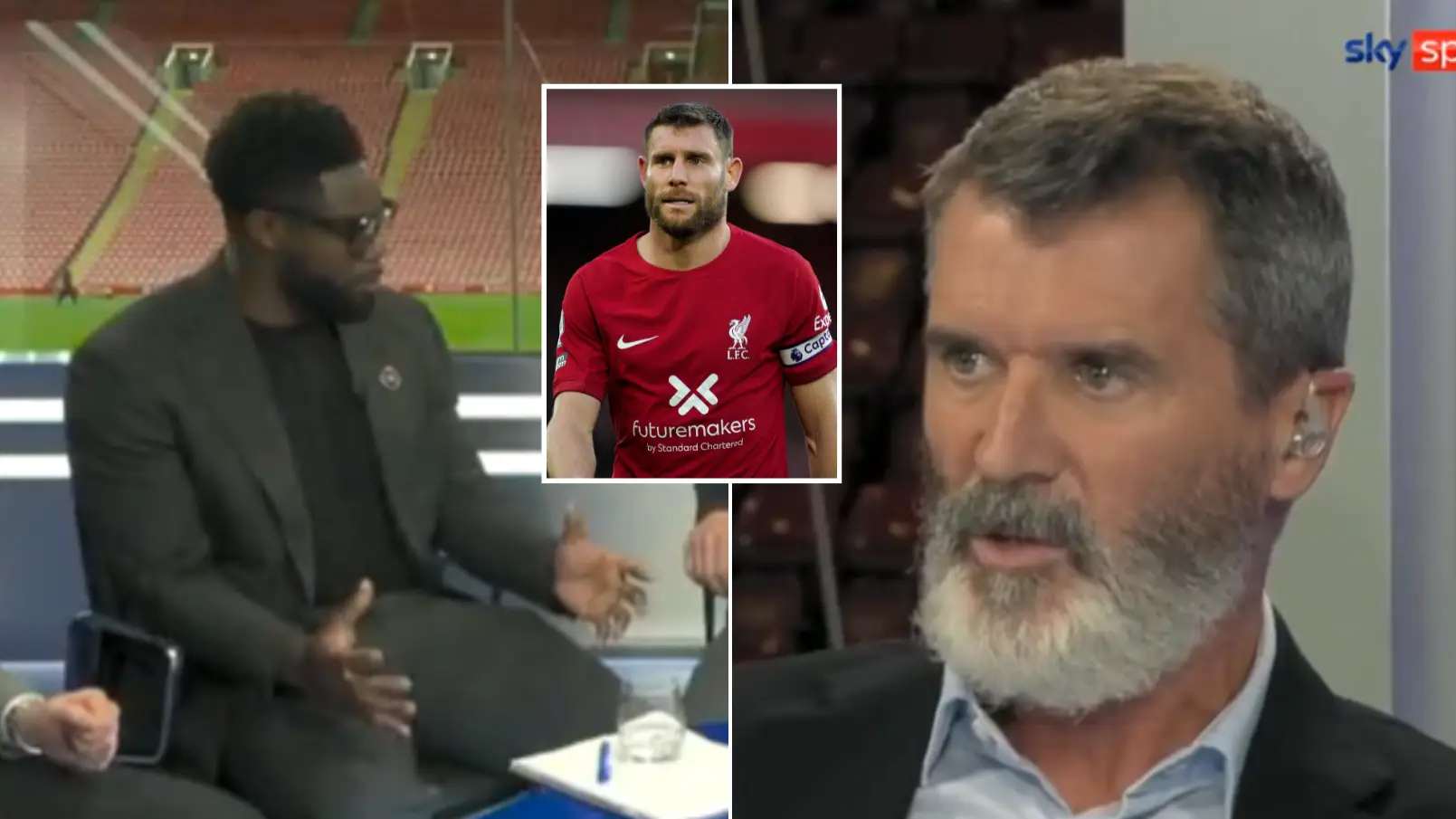 Roy Keane hilariously shuts down Micah Richards' praise for James Milner after Liverpool beat Man City