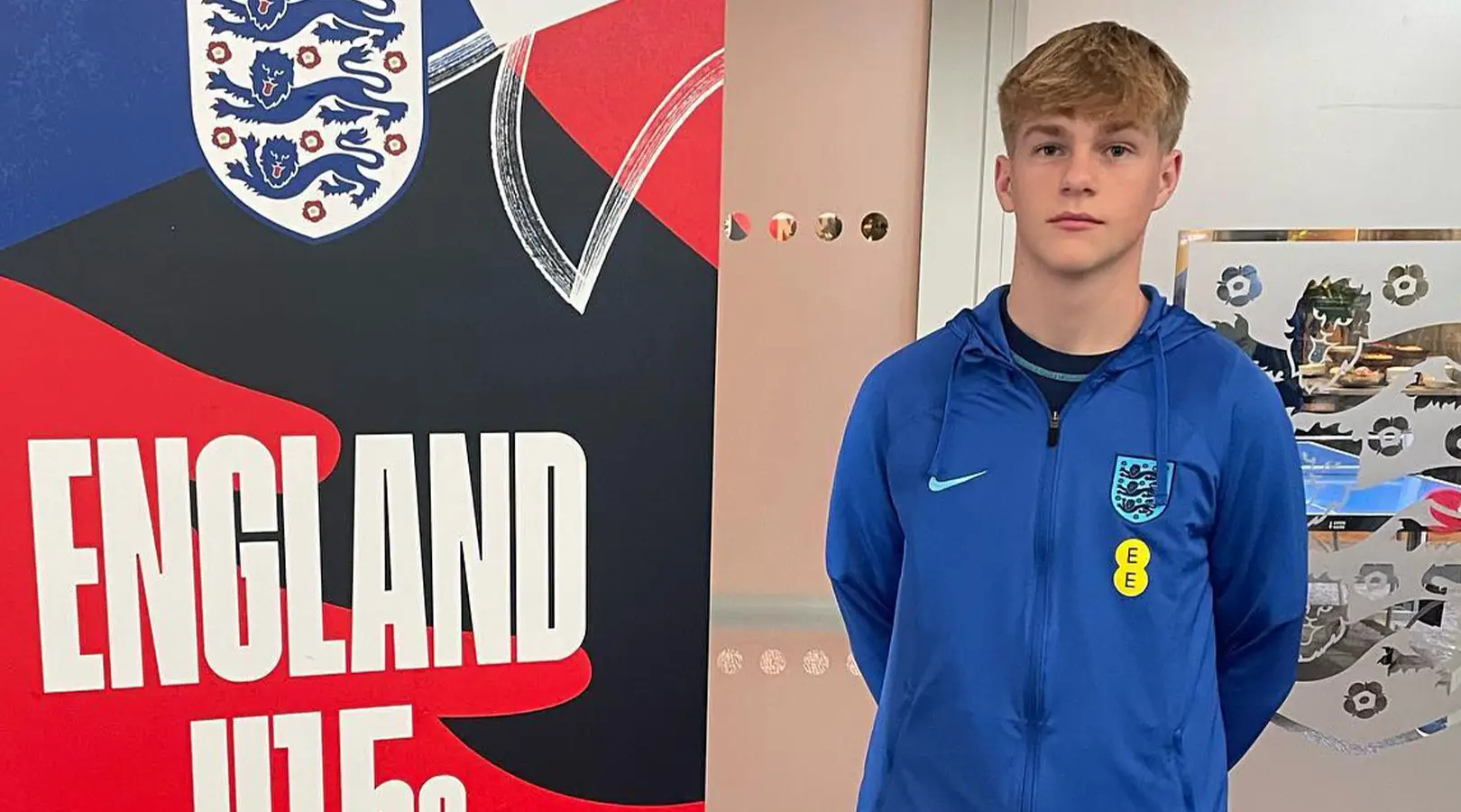 Charlie Hardy has played for England at youth level (charliehardygk Instagram)