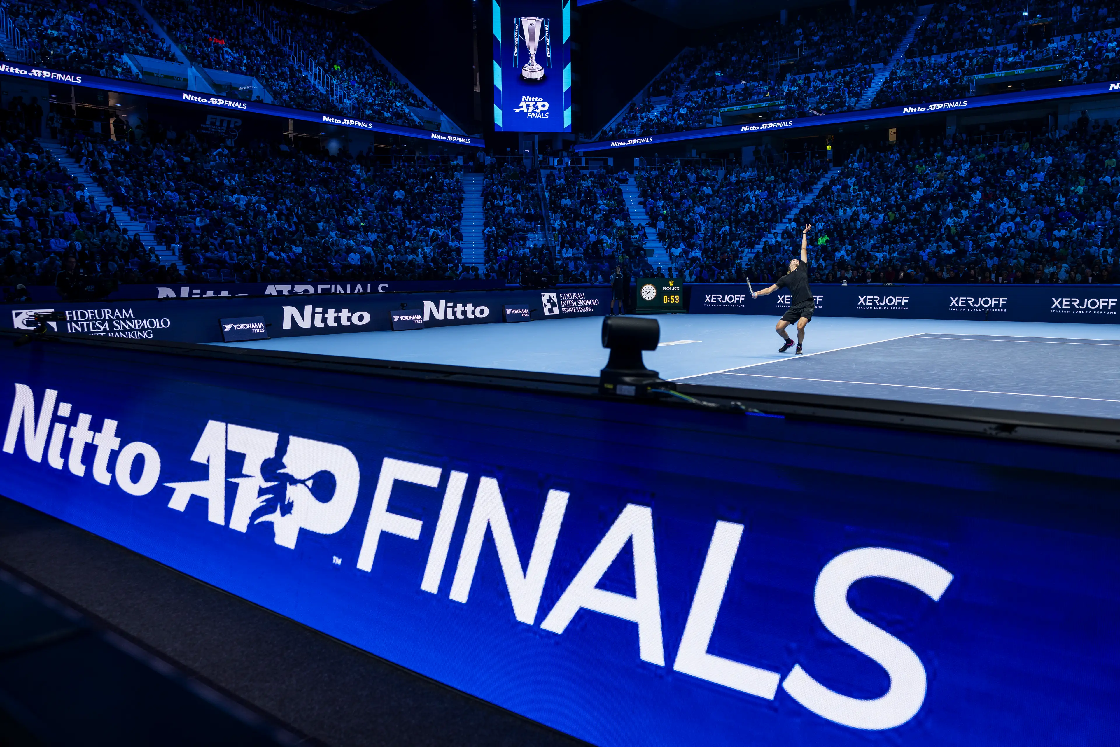 The ATP Finals is regarded as one of the biggest tennis events in the men's annual calendar. Image credit: Getty