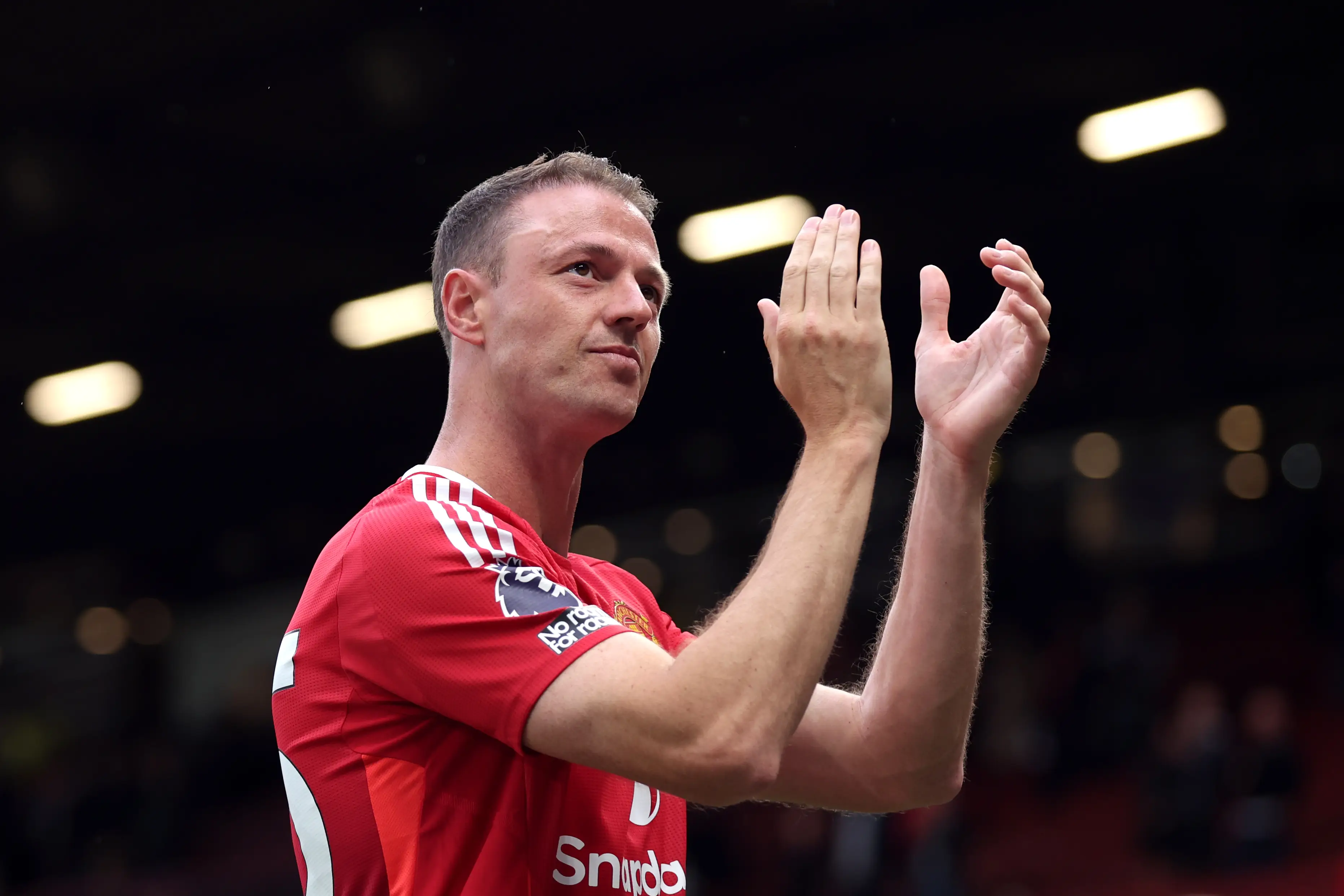 Evans made 241 appearances for United. Image credit: Getty