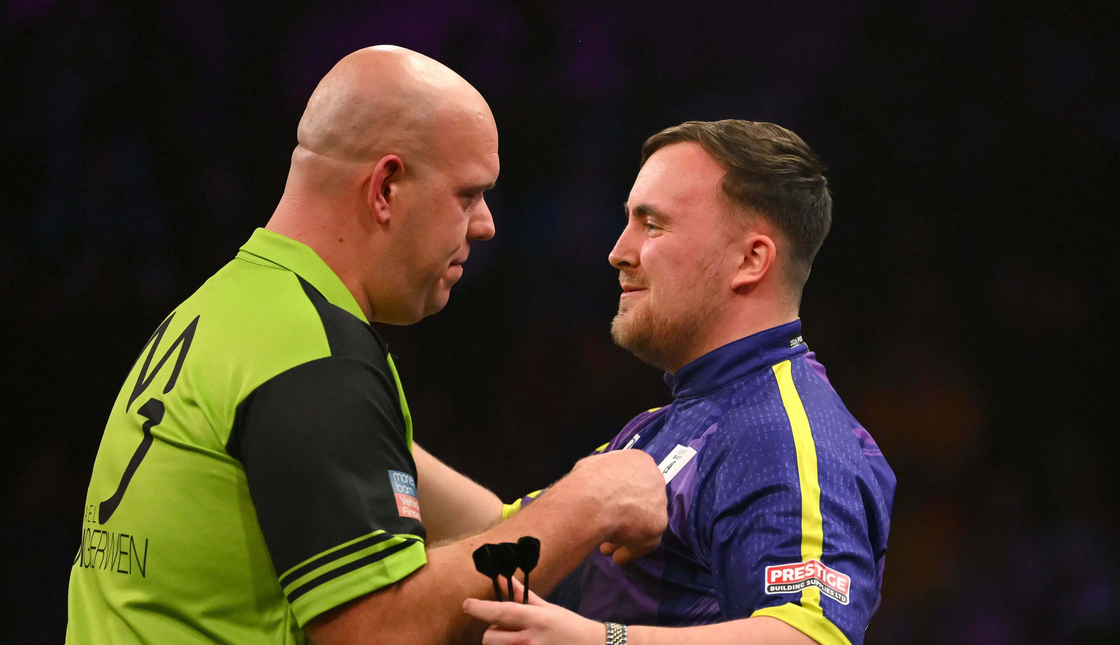 Littler and Van Gerwen have beaten each other four times apiece (Getty)