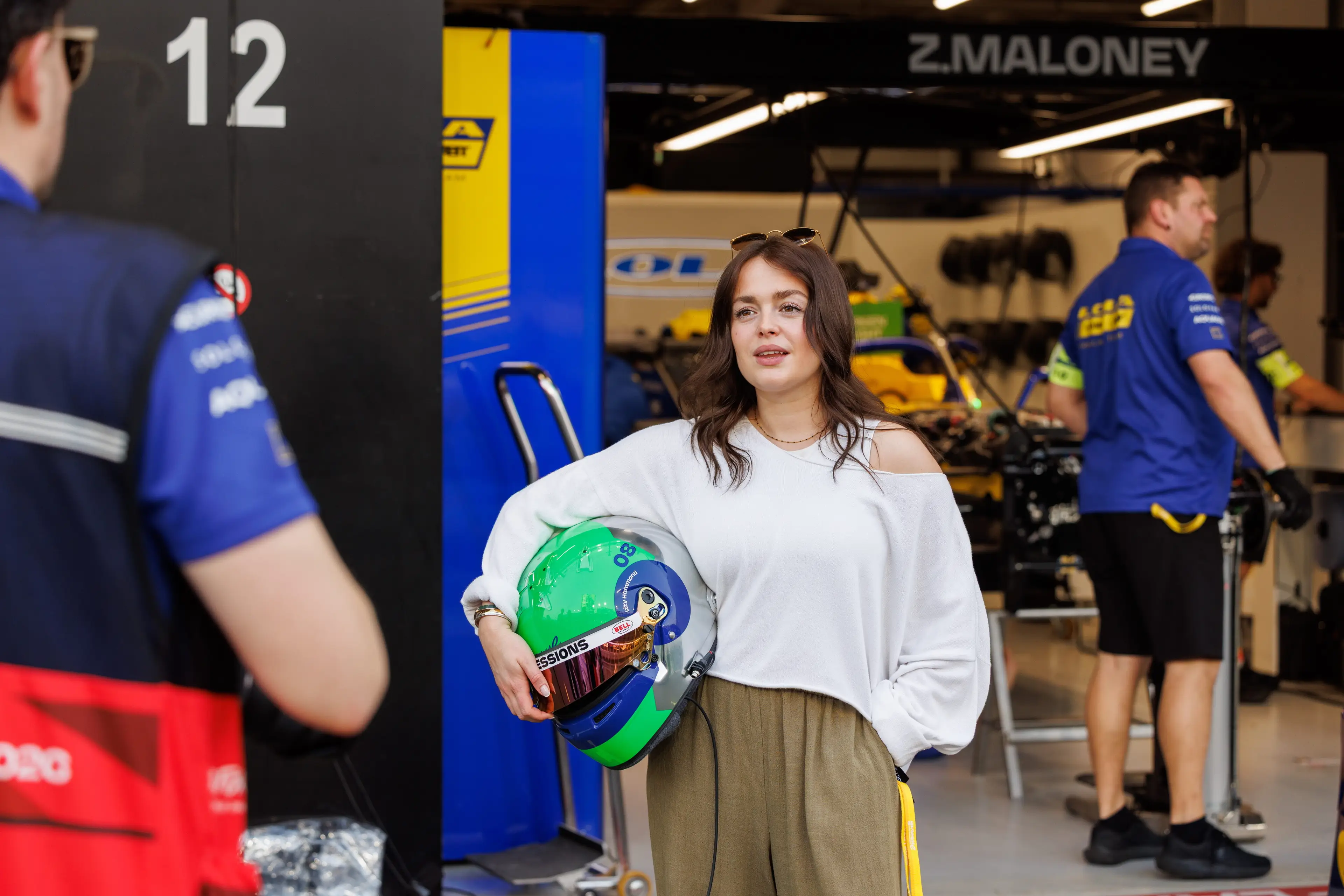 Izzy Hammond was taking part in Formula E's 'Evo Sessions' event (Image: Getty)