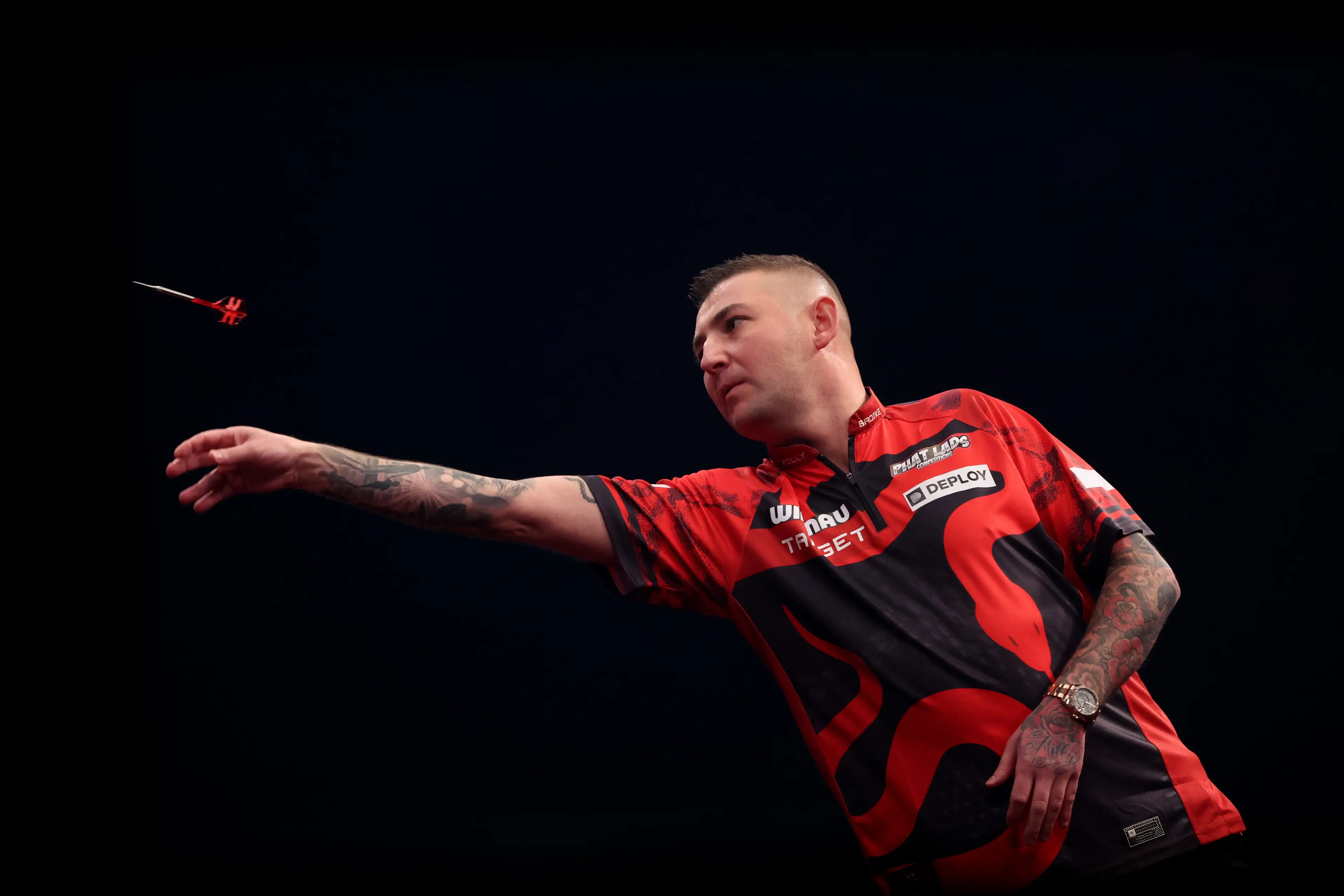 Nathan Aspinall has previously raised concerns about the future of his Mr Brightside walk-on. Image credit: Getty