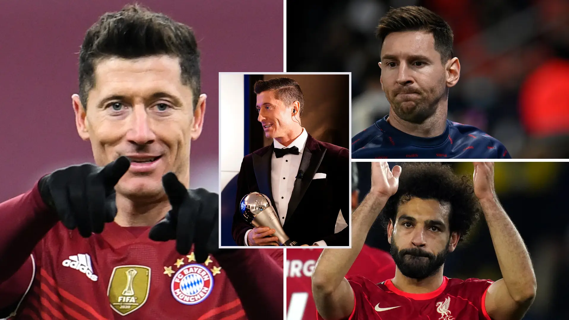 Robert Lewandowski Wins Best FIFA Men's Player Award Ahead Of Lionel Messi And Mohamed Salah