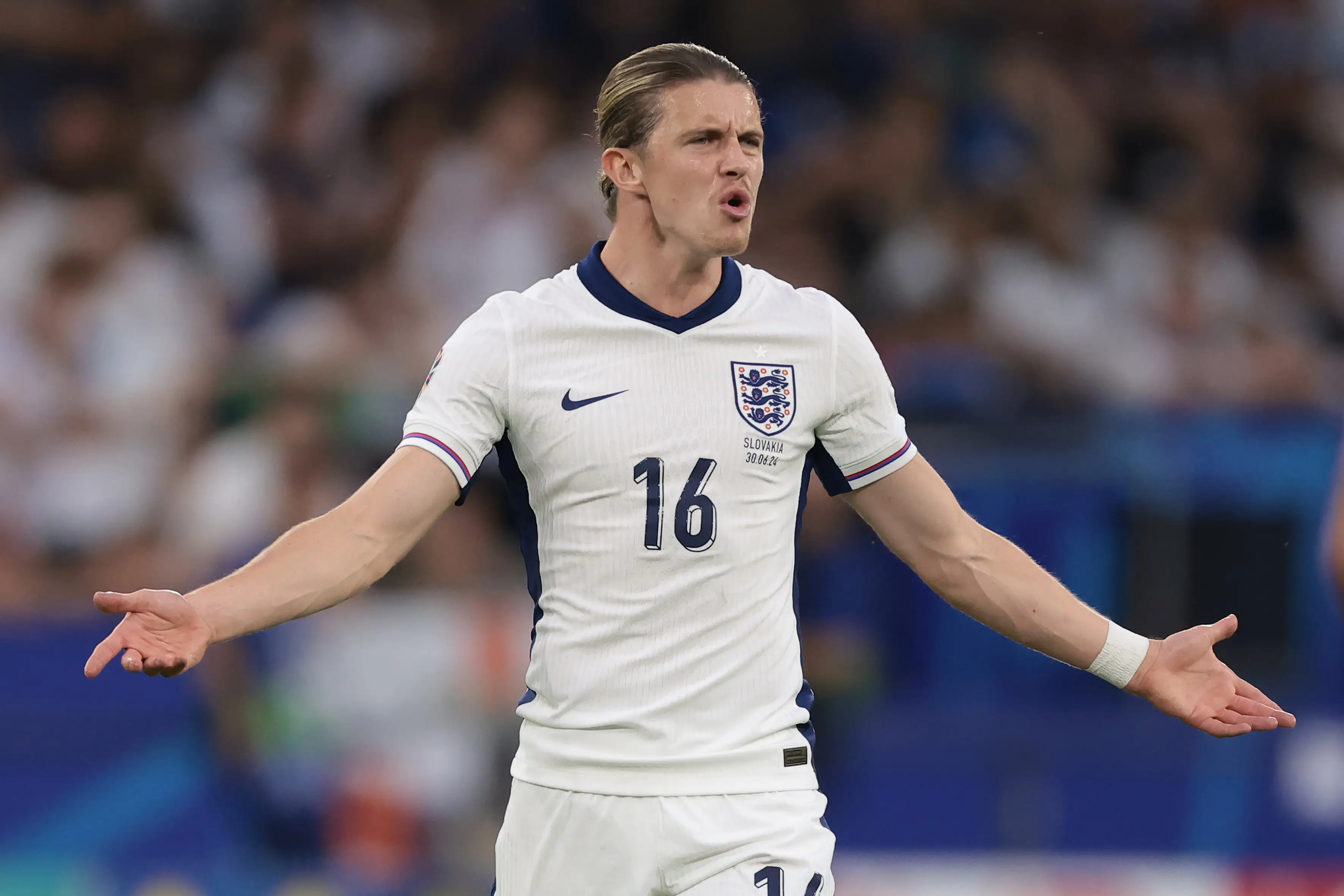 Conor Gallagher in action for England. Image: Getty 