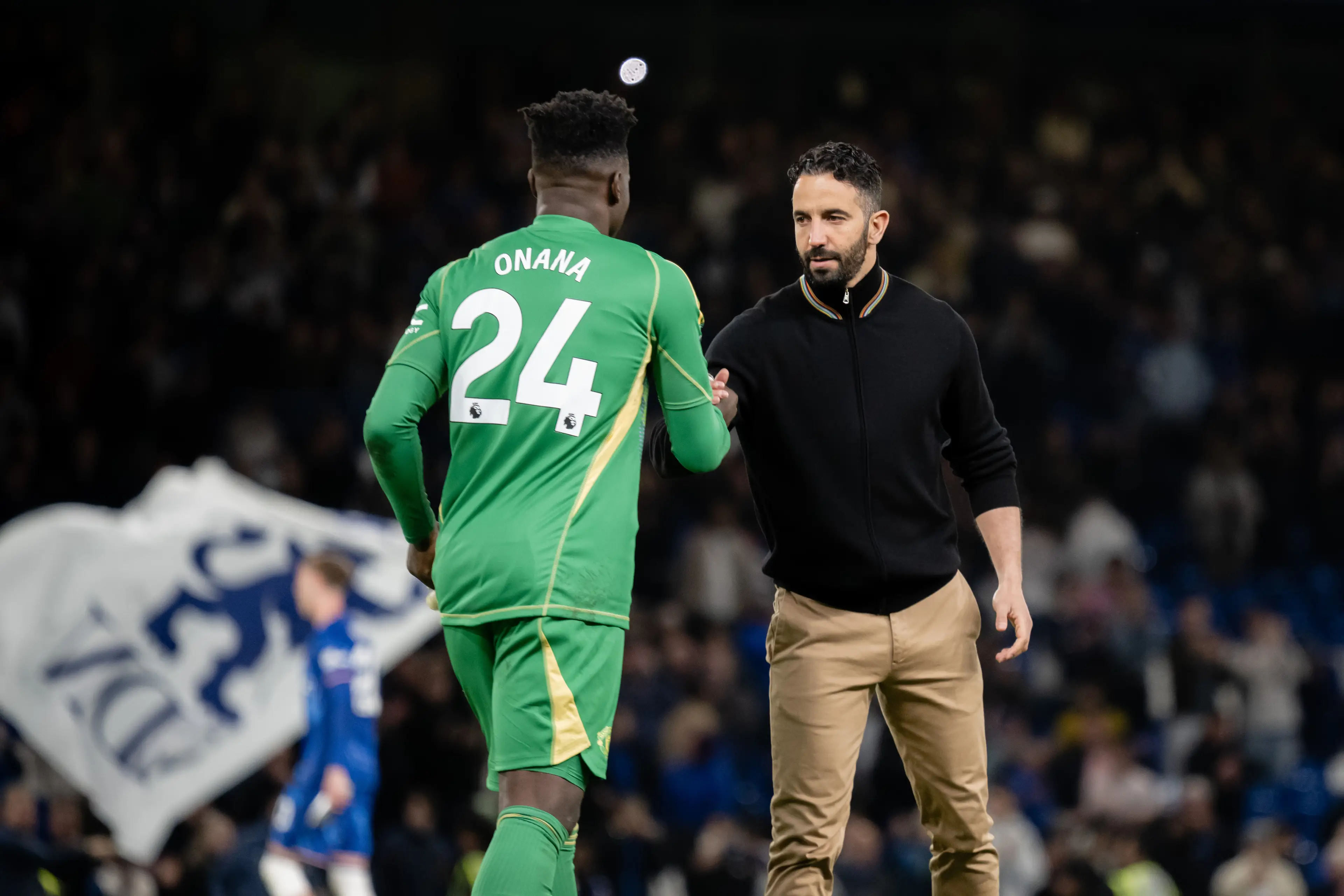 Andre Onana with Ruben Amorim (Image: Getty)