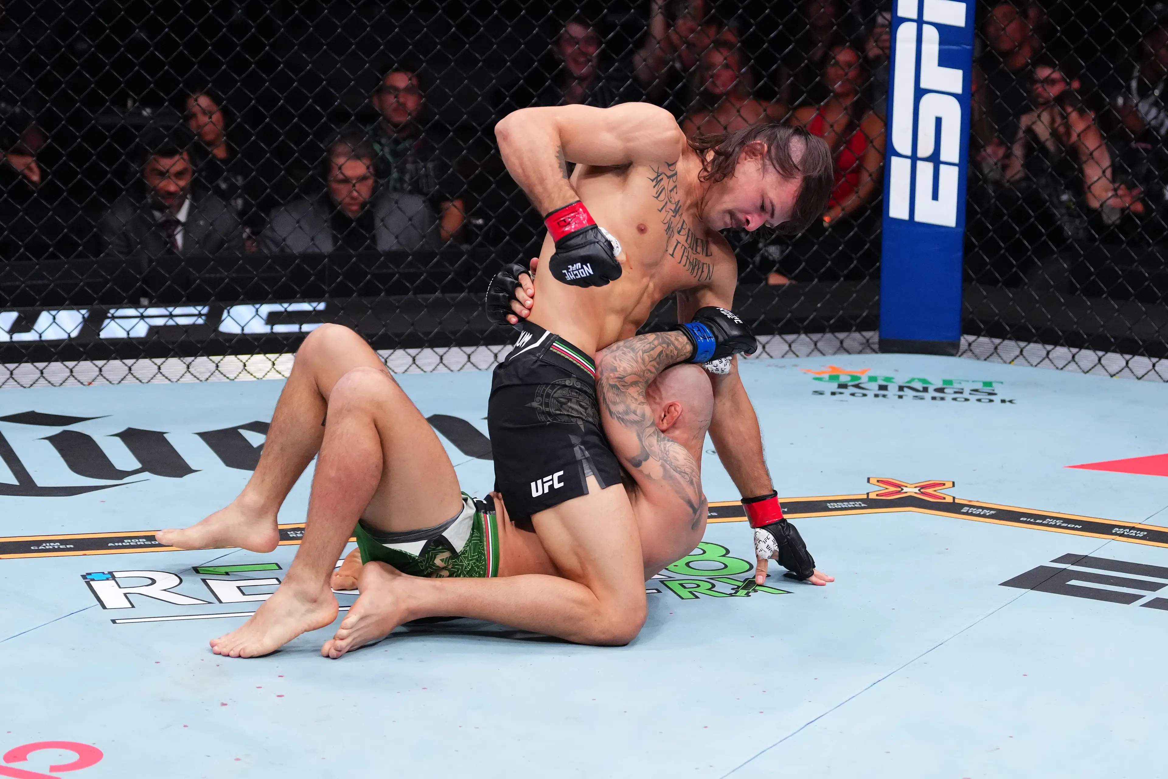 Diego Lopes beat Jean Silva at Noche UFC 3. (Image: Getty)