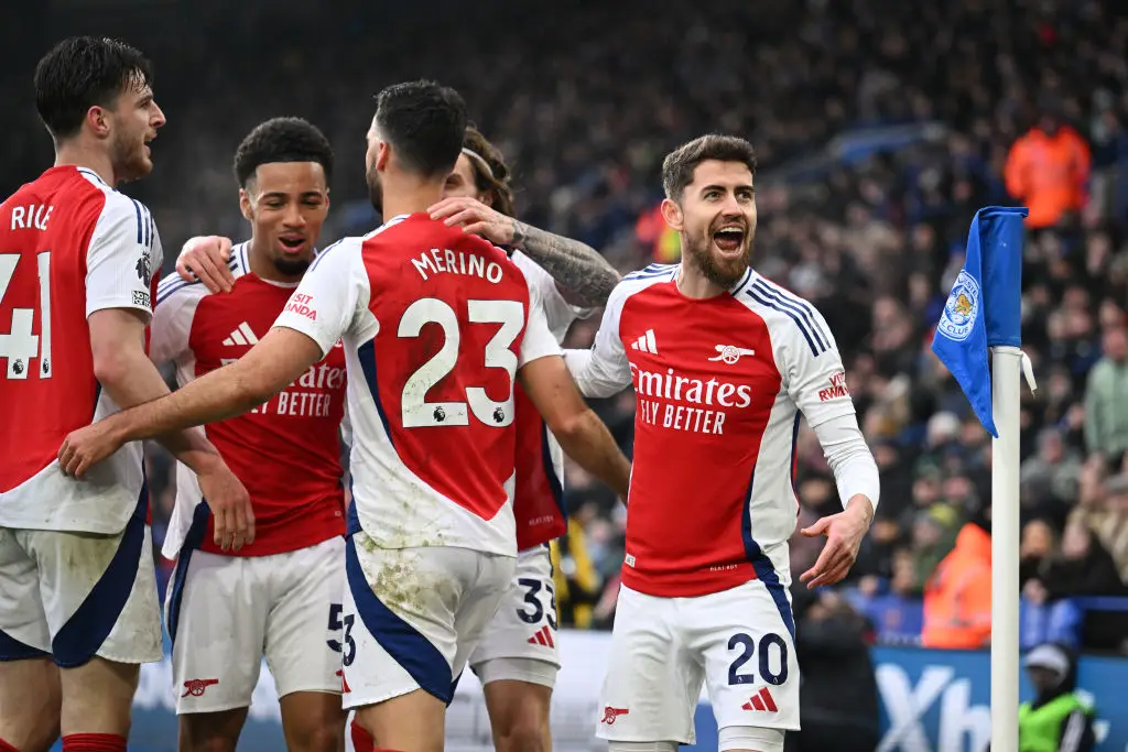 Arsenal scored two late goals against Leicester City (Credit:Getty)