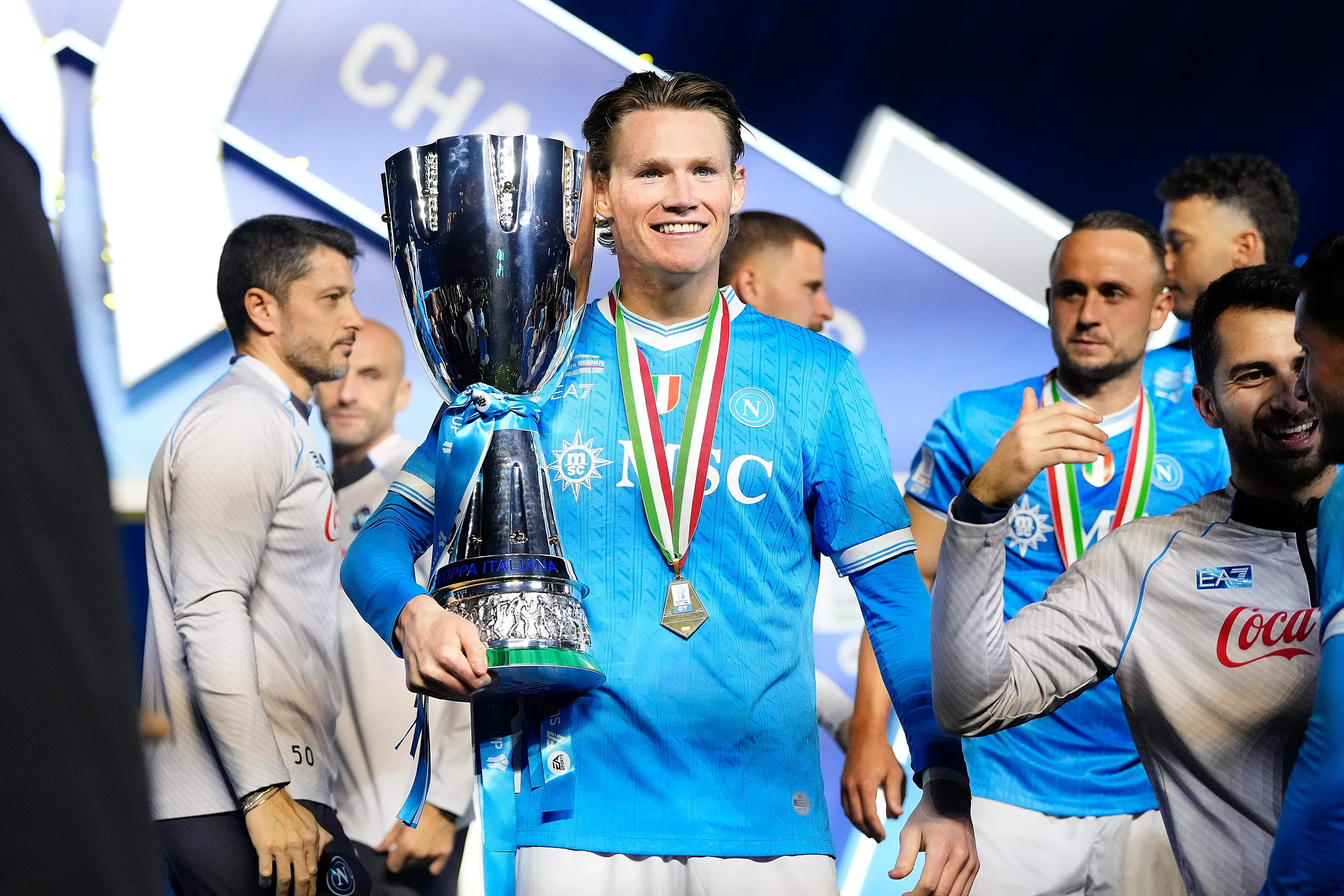 McTominay has been a revelation at Napoli. Image: Getty