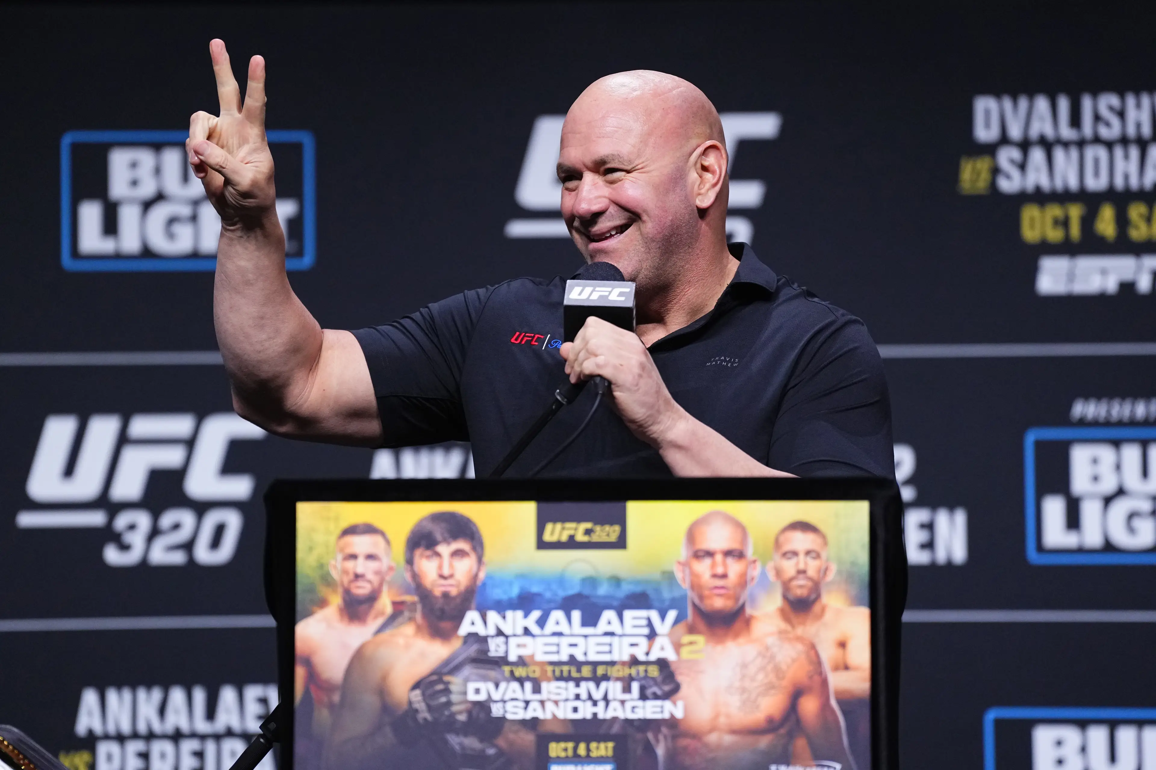 UFC boss Dana White. Image: Jeff Bottari / Contributor via Getty