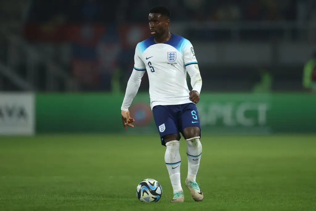 United are monitoring Crystal Palace defender Marc Guehi (Image: Getty)