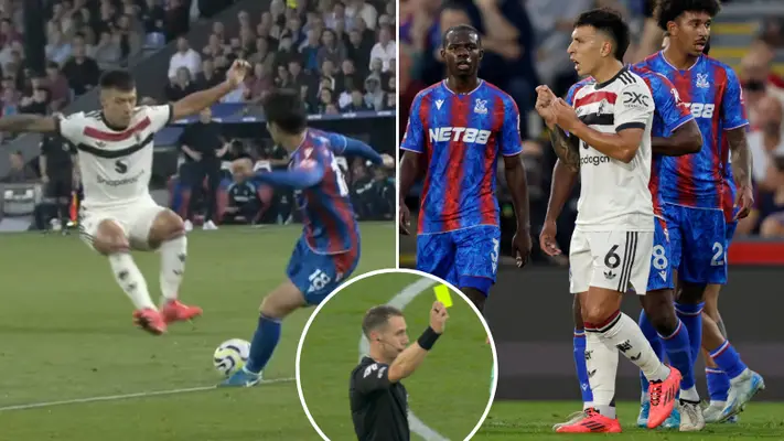 Premier League Match Centre issue statement explaining why Lisandro Martinez wasn't sent off during Man Utd draw at Crystal Palace