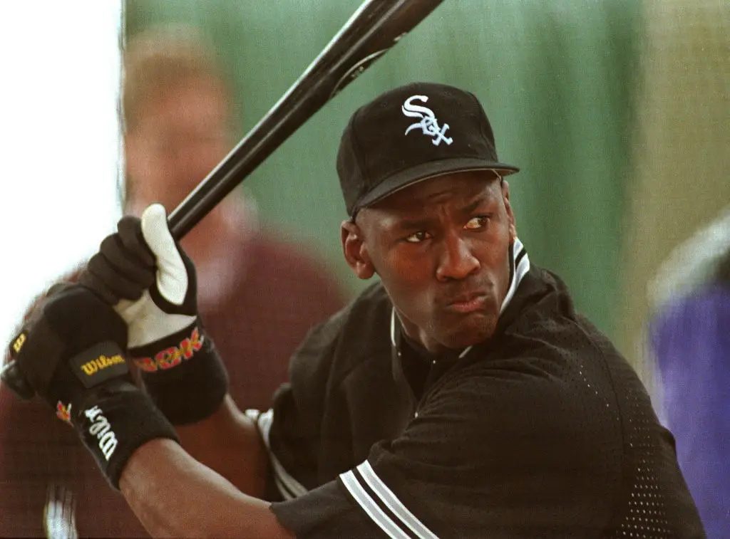 Michael Jordan enjoyed a short career playing baseball. (Image: Getty)