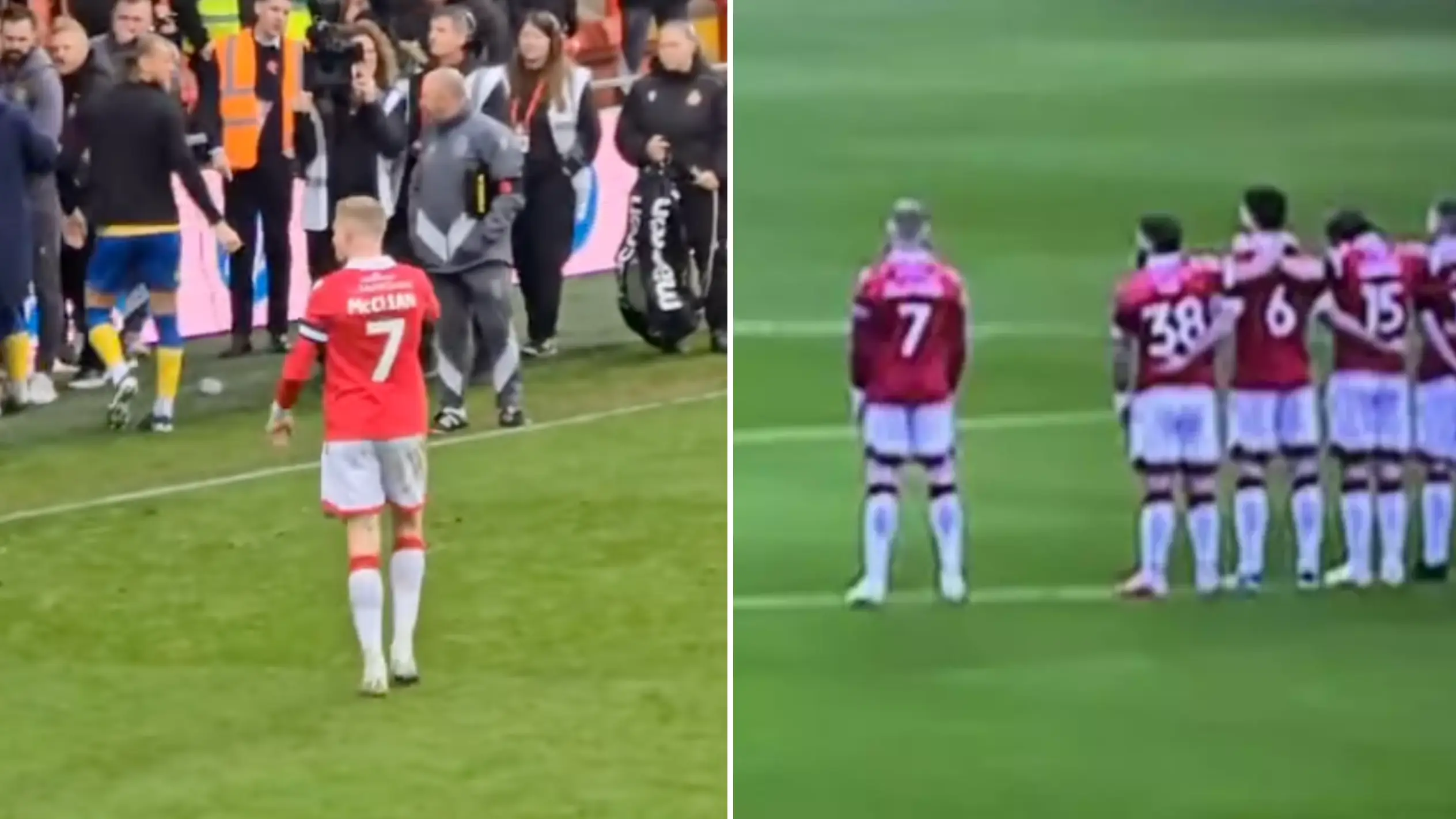 What James McClean did to Mansfield fans after refusing to stand with Wrexham teammates for Remembrance silence