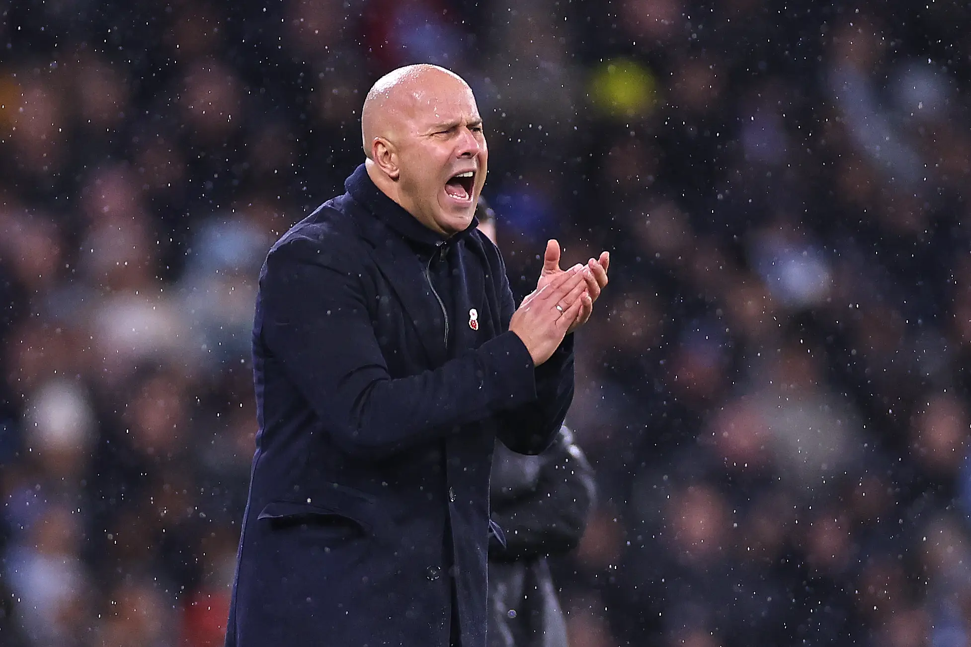 Arne Slot is under pressure at Anfield. Image: Getty