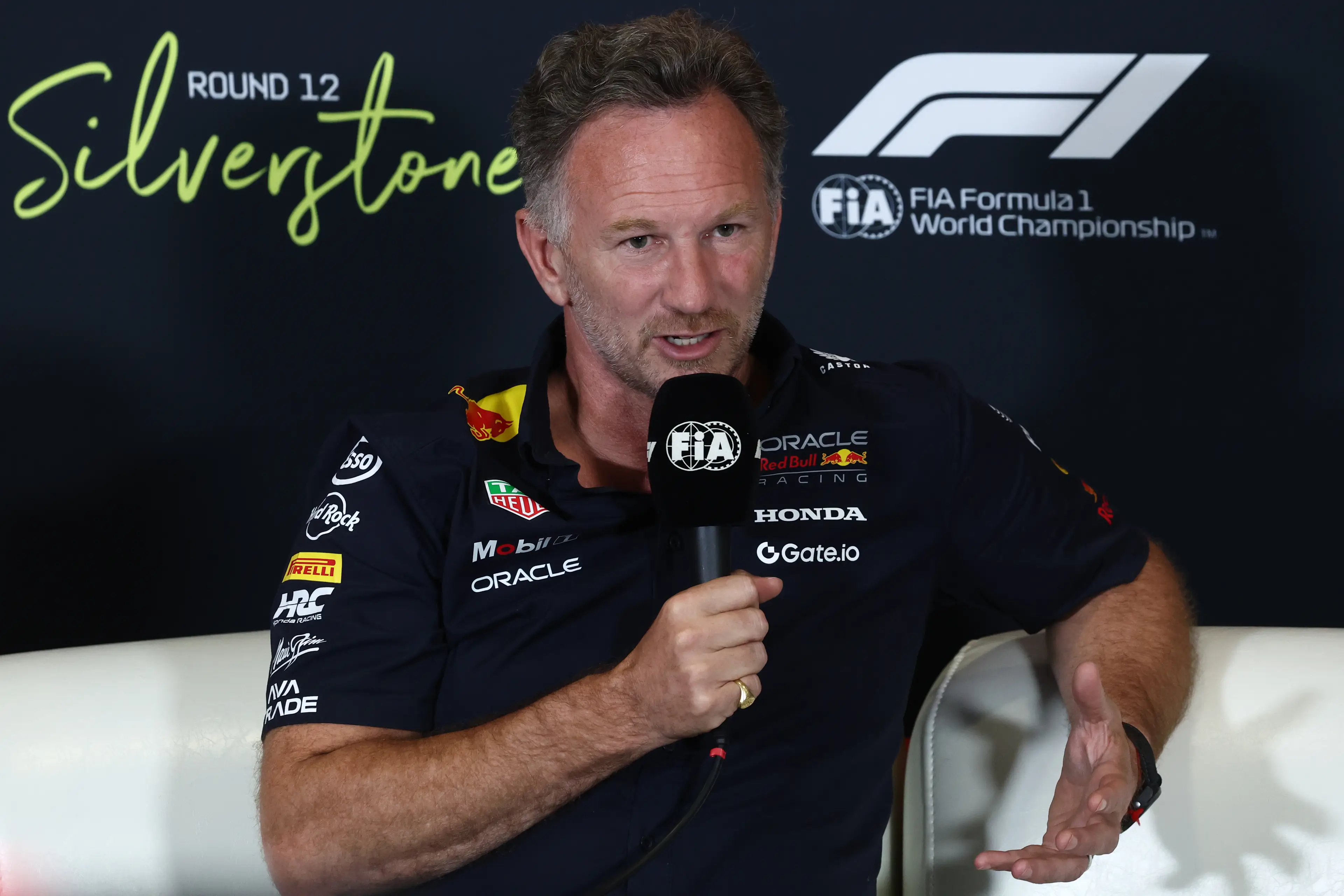 Christian Horner has been axed by Red Bull. Image: Getty