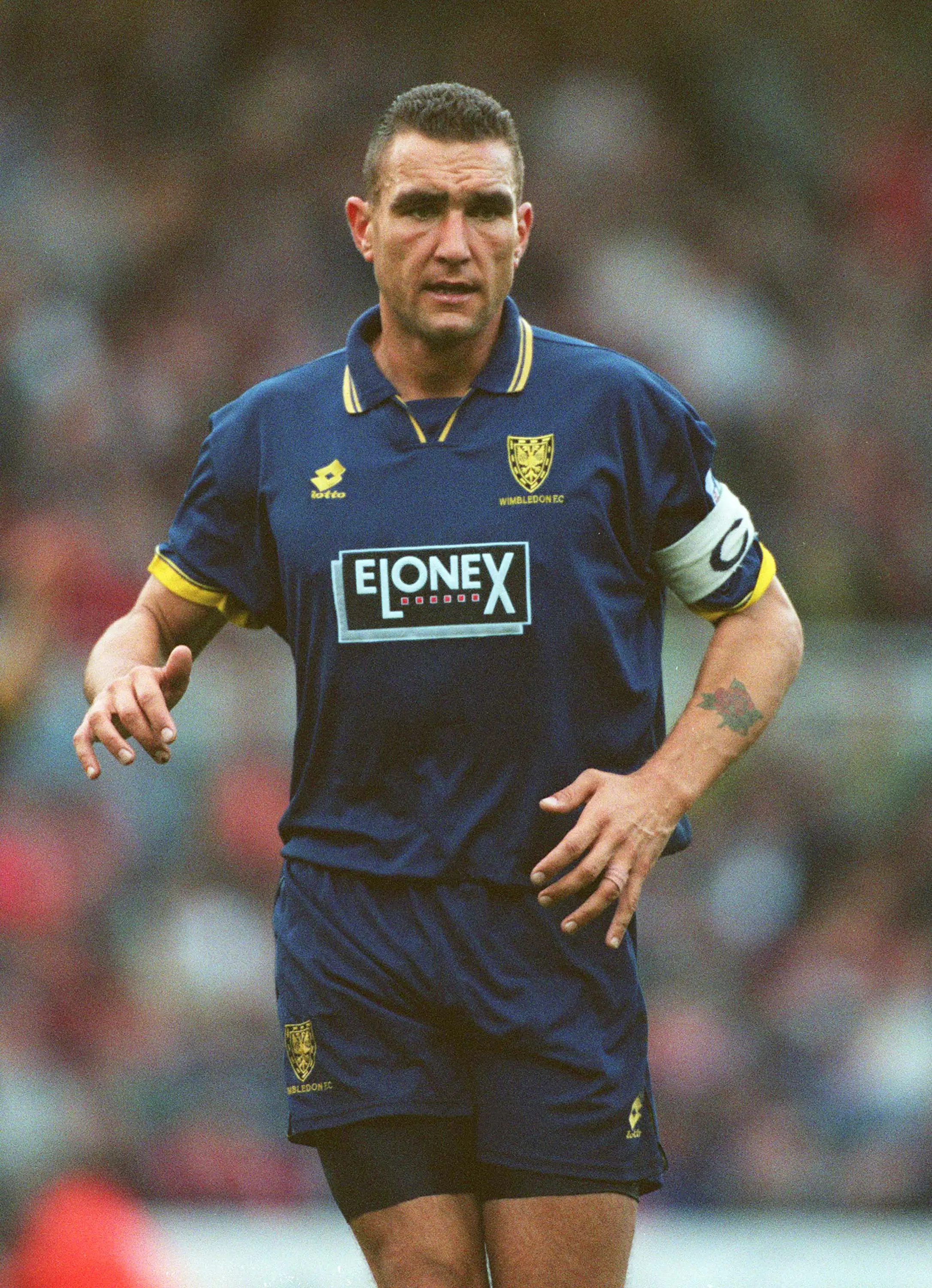 Vinnie Jones in action. Image: Getty