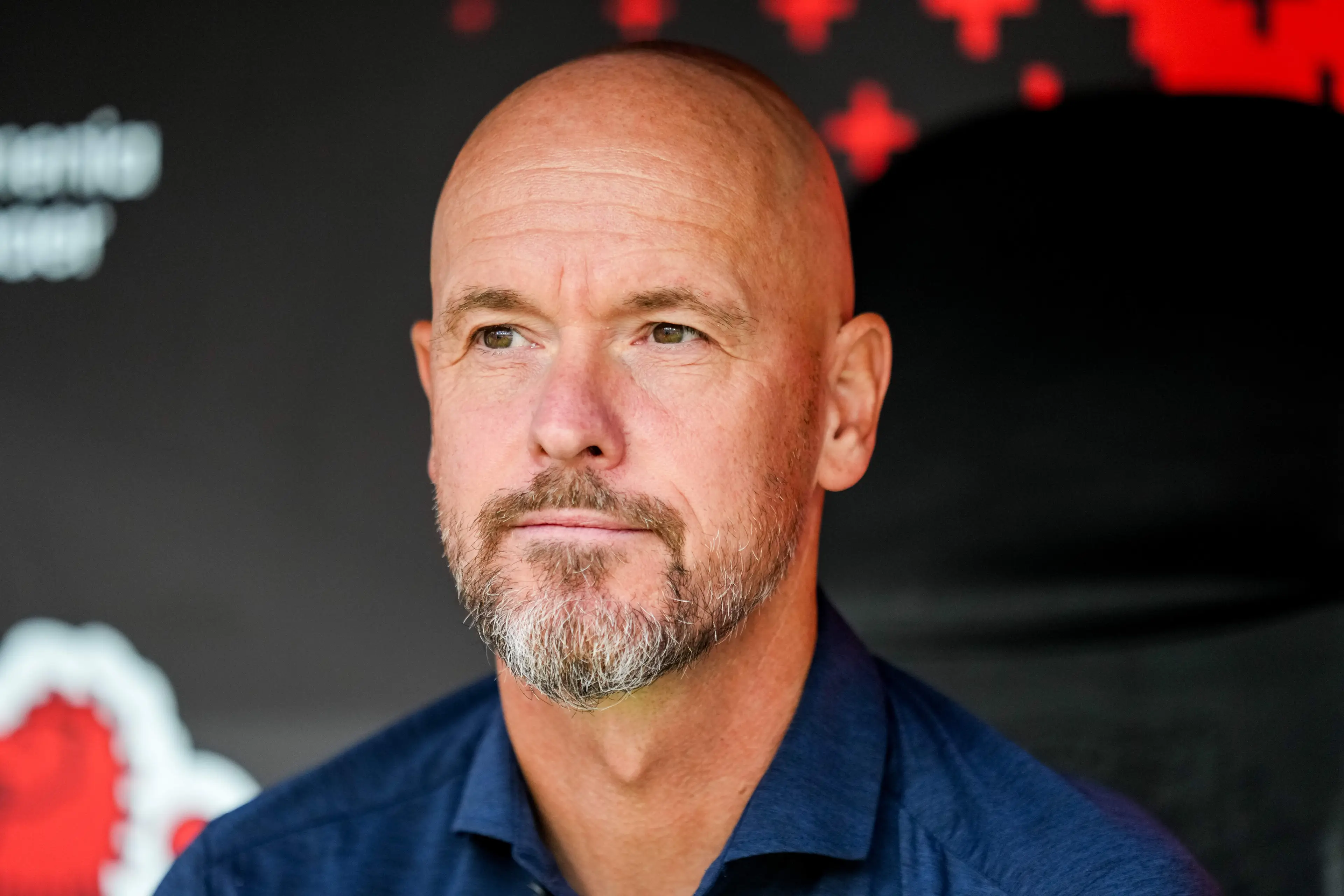 Erik ten Hag was sacked as Bayer Leverkusen manager in September. Image: Getty 