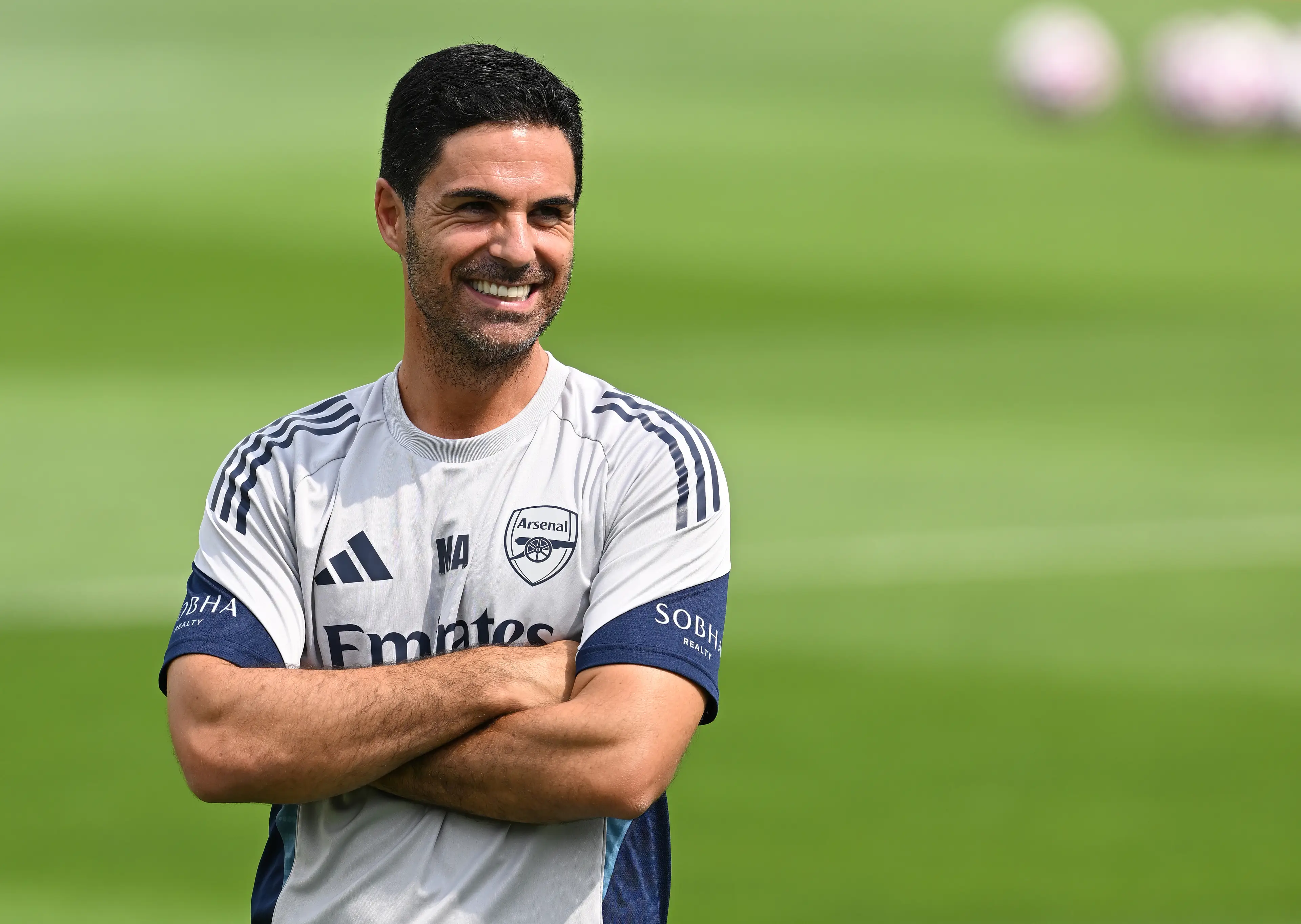 Mikel Arteta is closing in on the signing of Viktor Gyokeres. Image: Getty