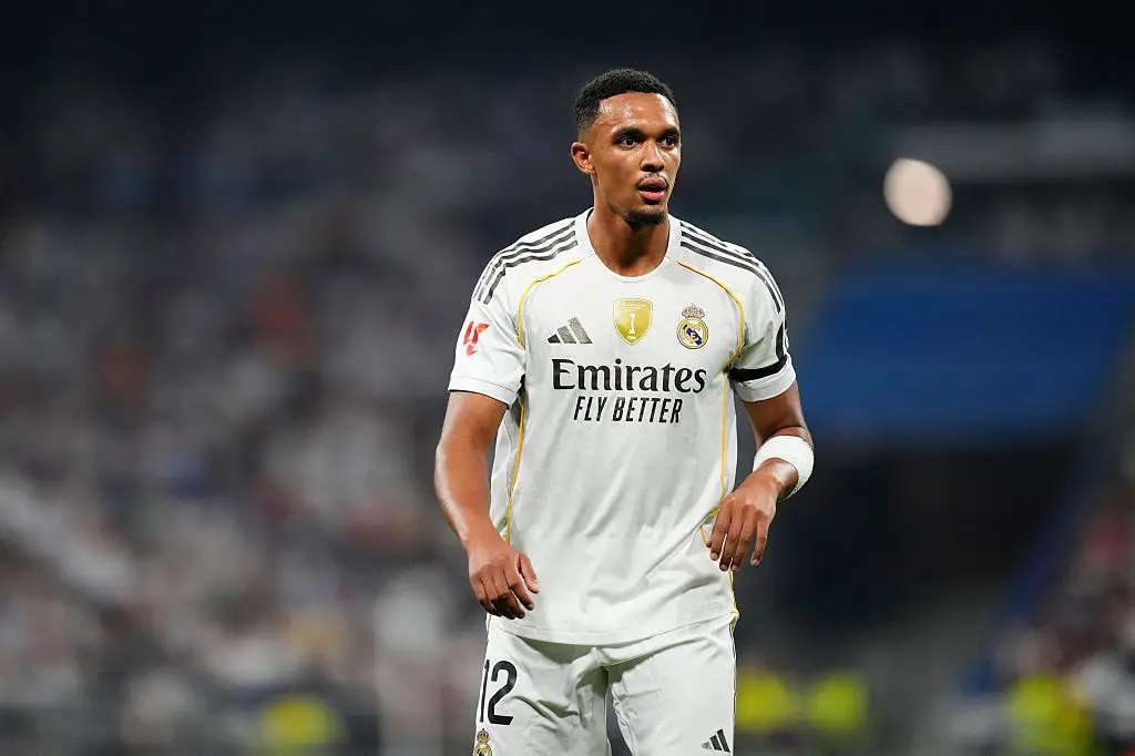 Trent Alexander-Arnold in action for Real Madrid (Image: Jose Breton/Pics Action/NurPhoto via Getty Images)