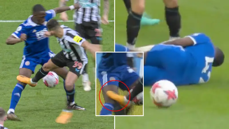 Fans are so confused after Bruno Guimaraes avoids red card following VAR review