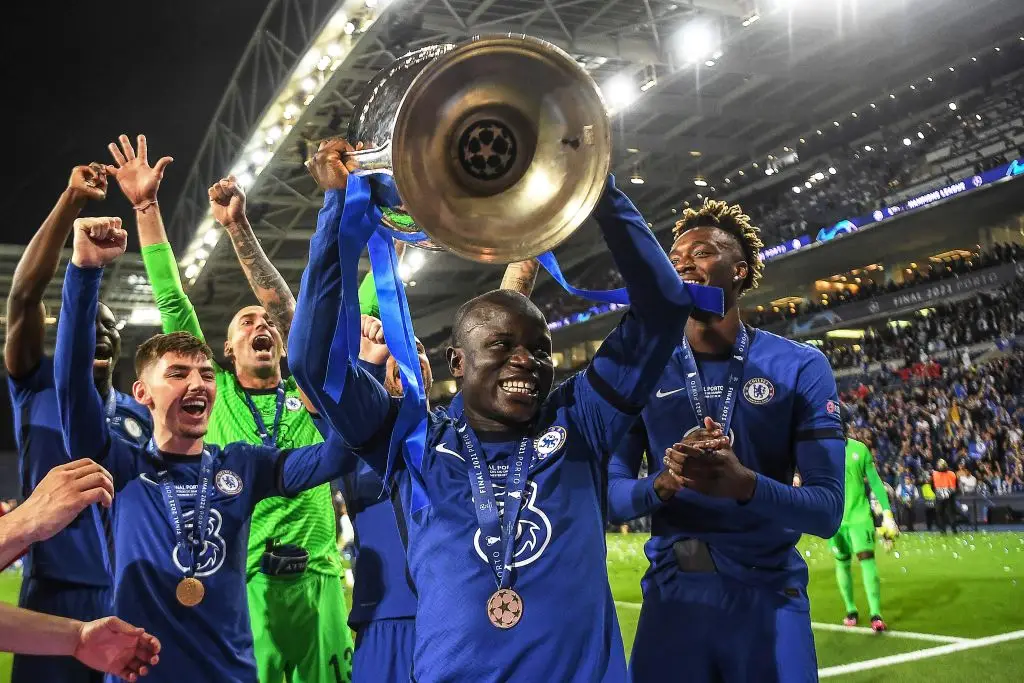 N'Golo Kante won the Champions League with Chelsea in 2021 (Credit:Getty)