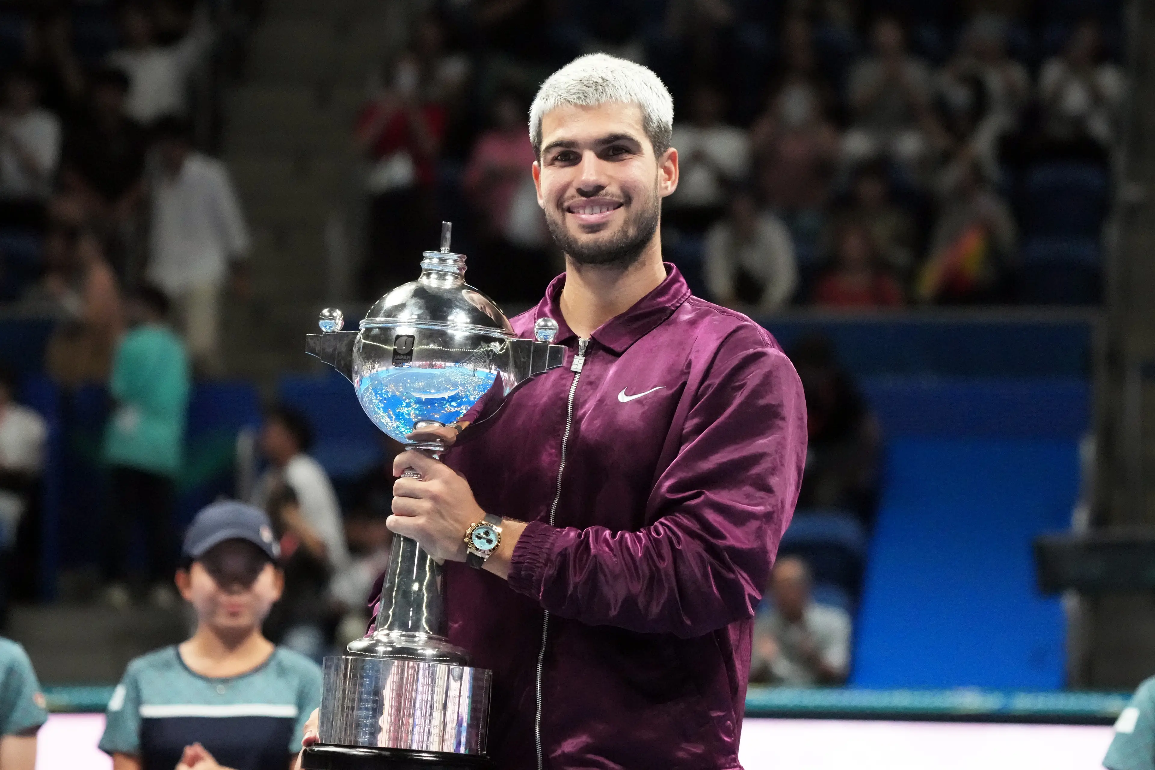 Carlos Alcaraz has won the Japan Open in Tokyo. Image: Getty