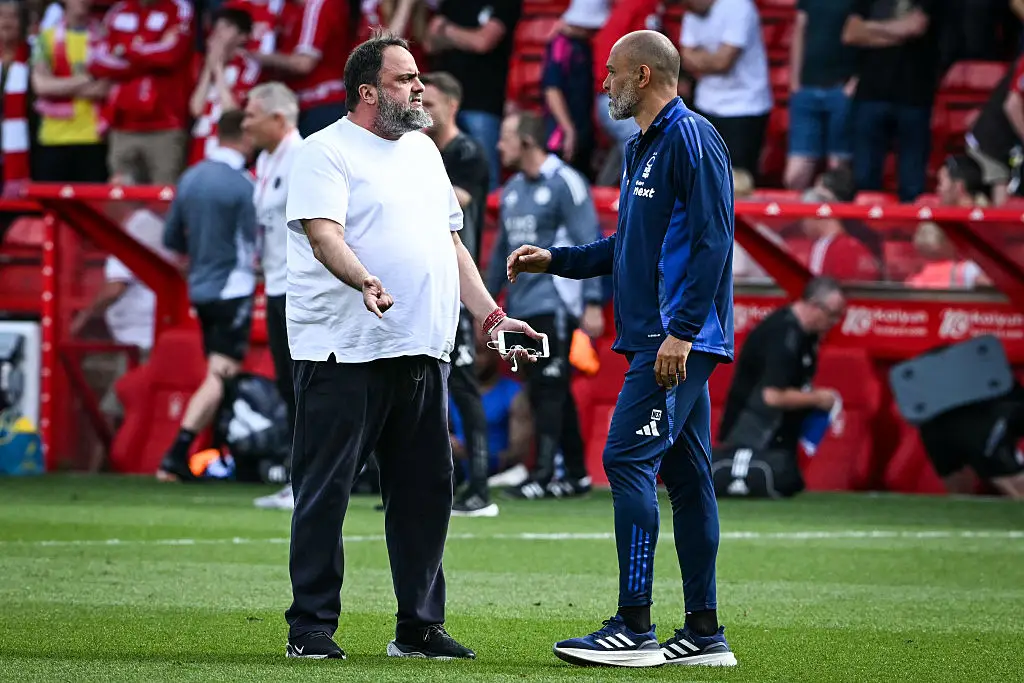 Nuno was confronted by Marinakis following Forest's match against Leicester last season (Credit:Getty)