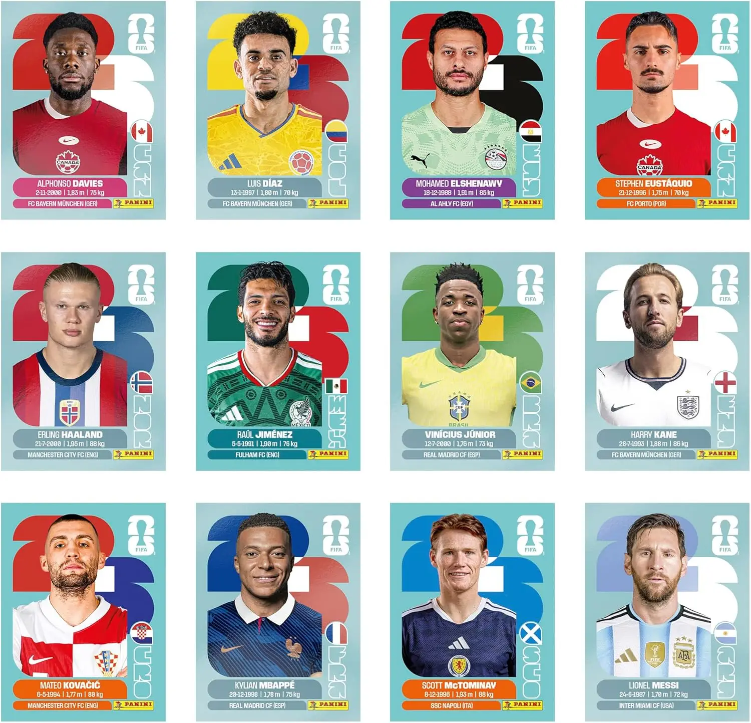 There are 980 unique stickers in total to trade and collect
