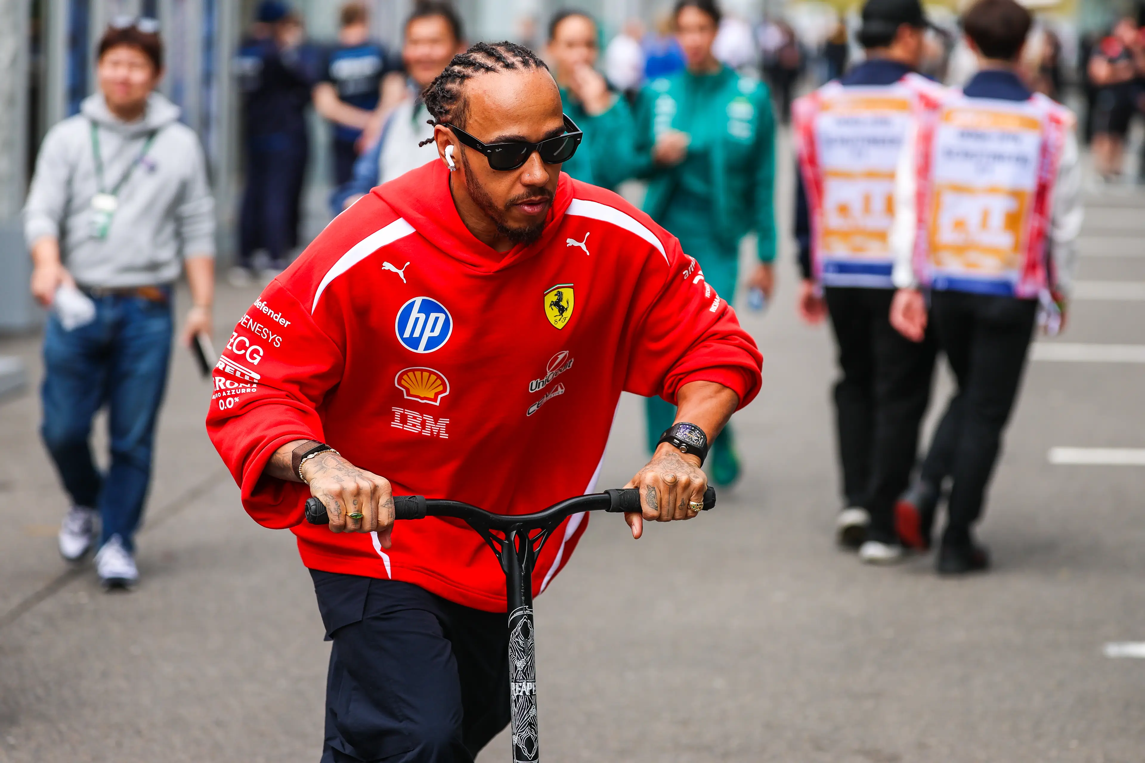 Lewis Hamilton has a strict code of conduct when it comes to signing. Image: Getty