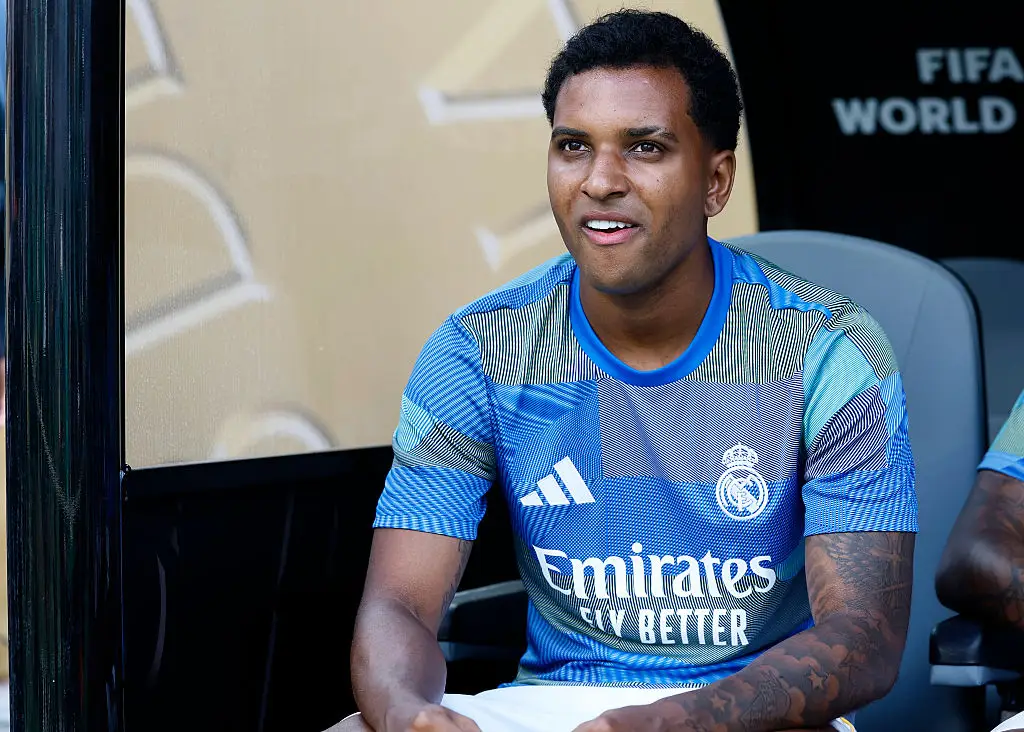 Rodrygo was left on the bench for the Club World Cup defeat to PSG (Image: Getty)