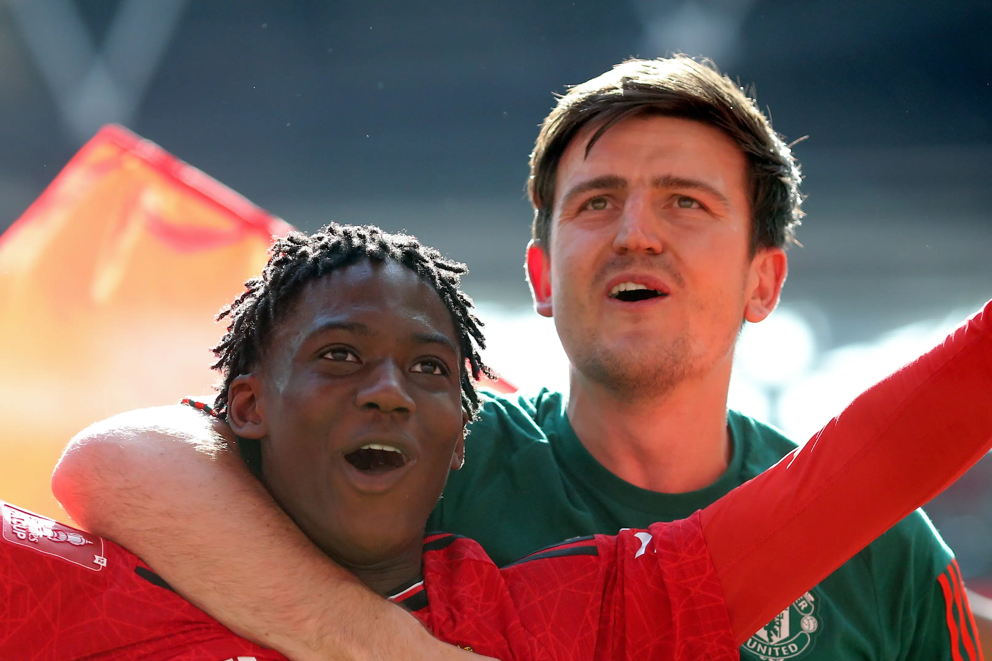 Mainoo and Maguire have earned England recalls ahead of the World Cup. Image credit: Getty