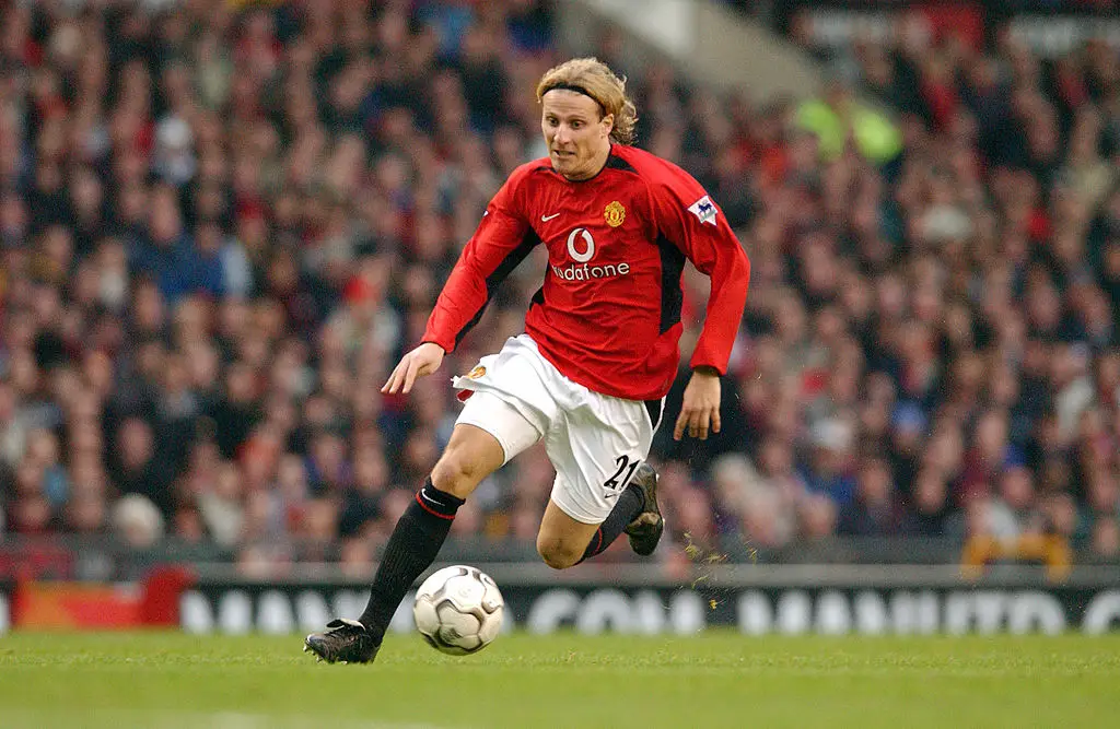 Diego Forlan in action for Man Utd (Credit:Getty)