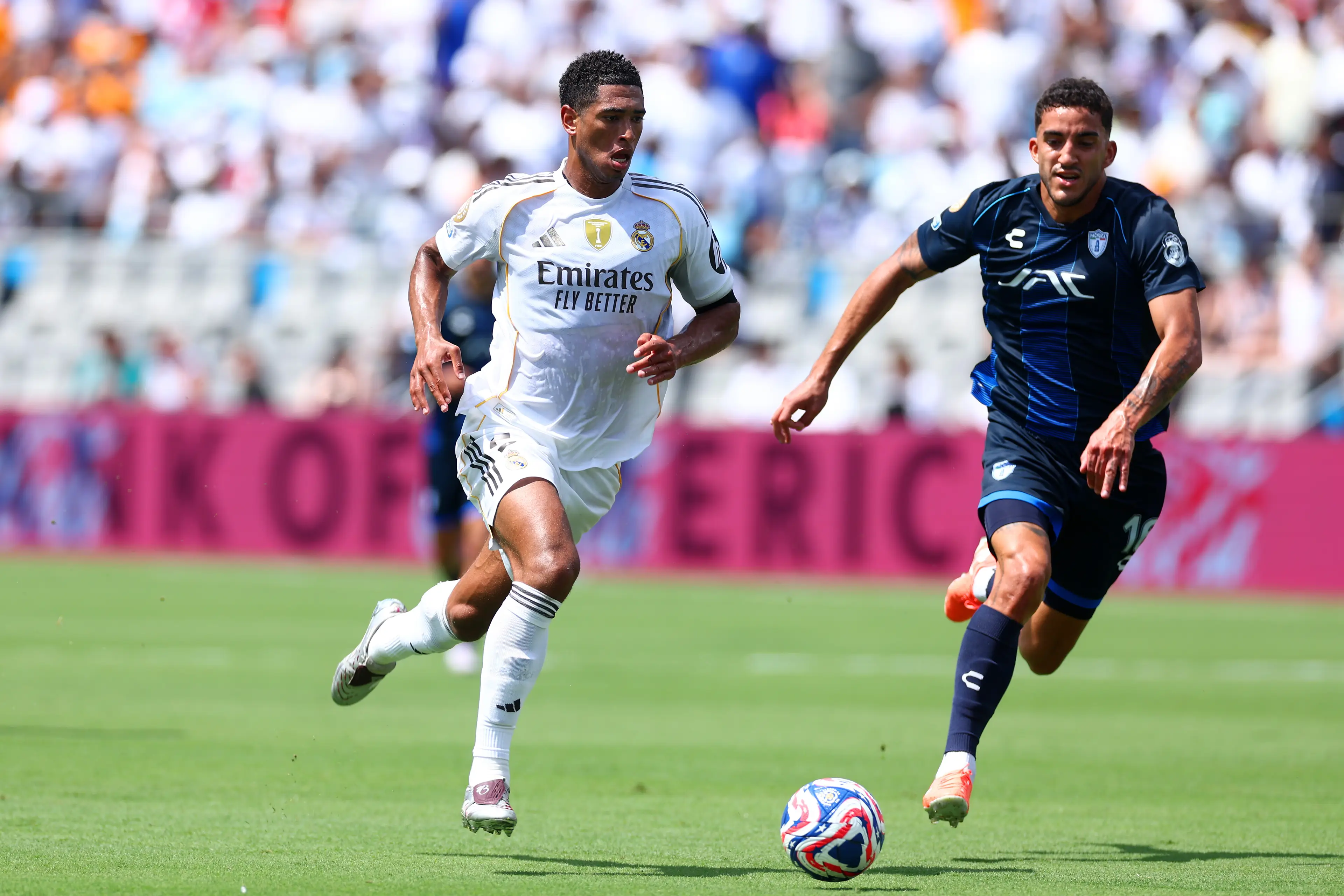 Jude Bellingham in action for Real Madrid at the Club World Cup. Image: Getty 