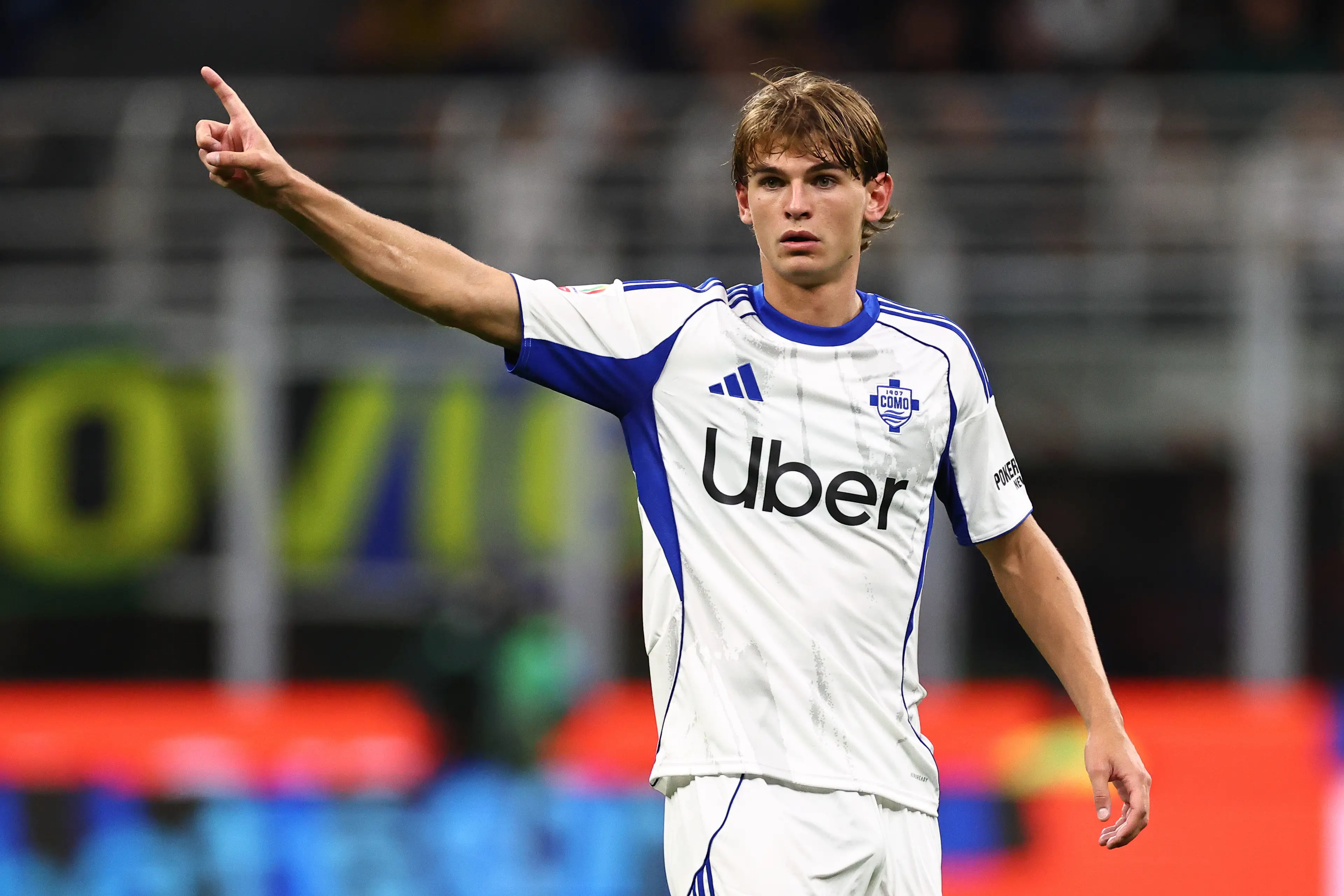 Nico Paz has impressed for Como this season. Image credit: Getty