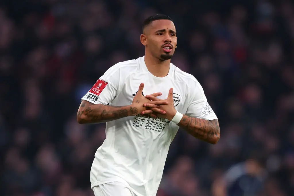 Gabriel Jesus suffered an ACL injury during Arsenal's FA Cup third round defeat to Manchester United in January (Image: Getty)